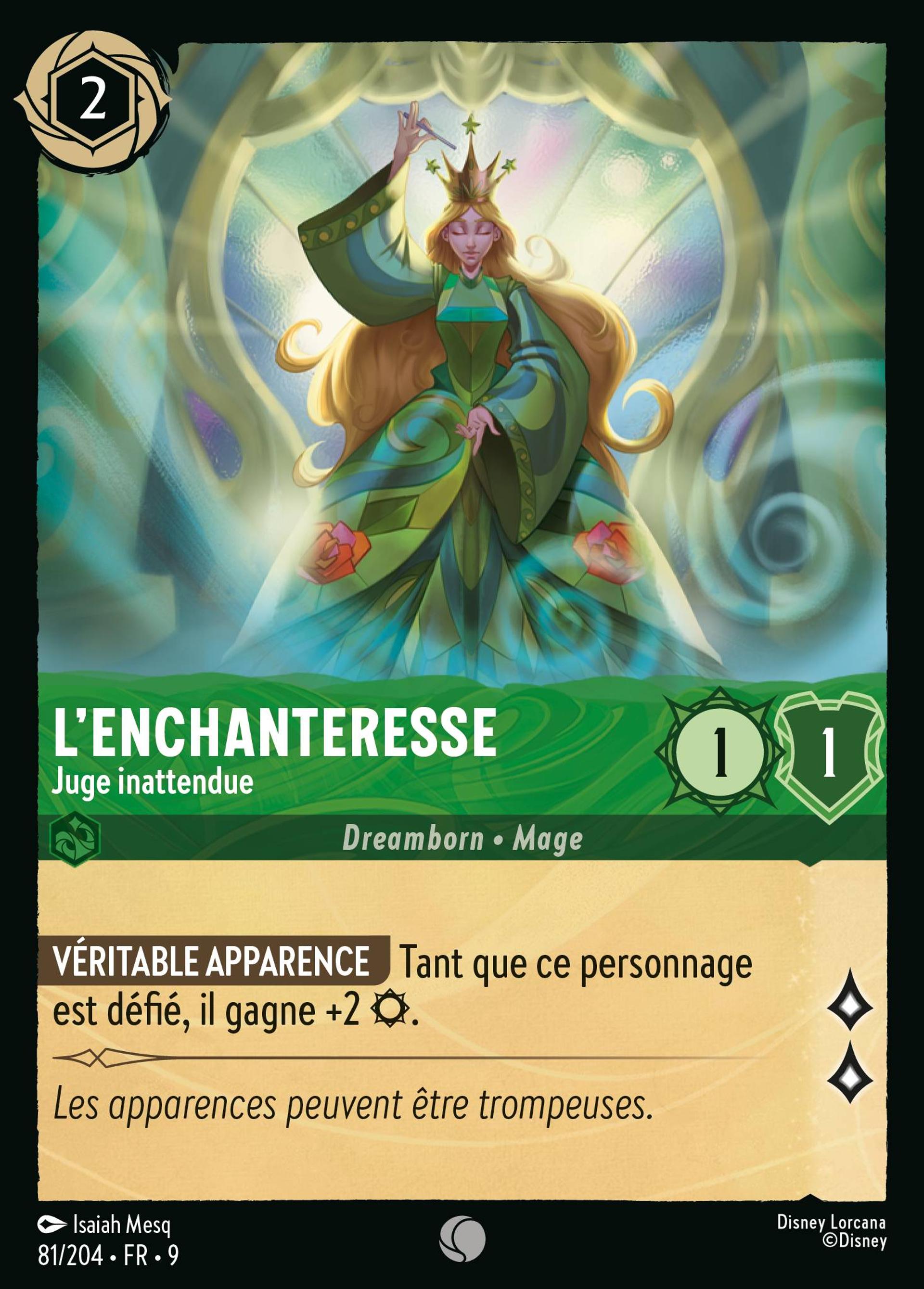 L'Enchanteresse - Juge inattendue — Fabled — Lorcana