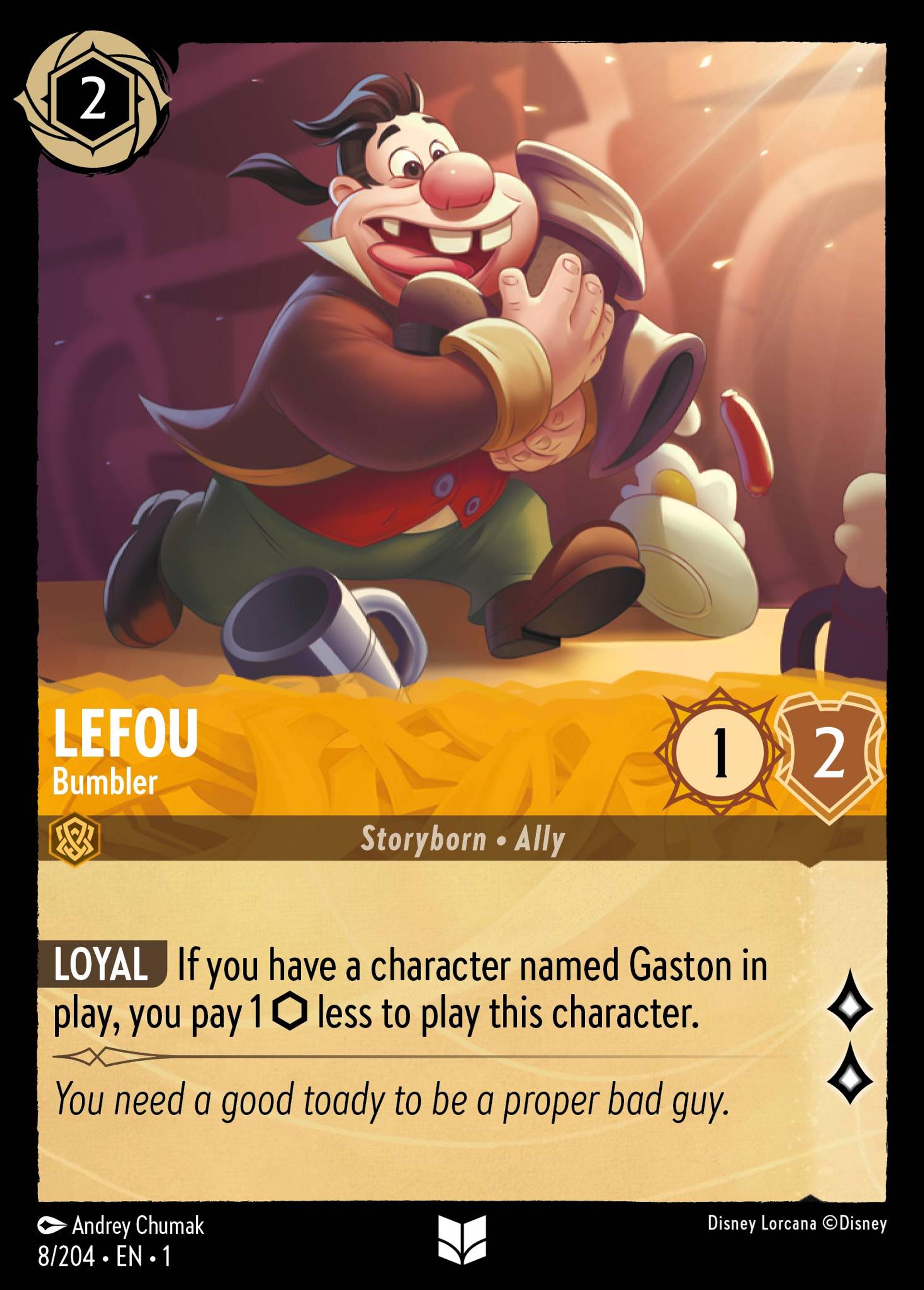 LeFou - Bumbler — The First Chapter — Lorcana