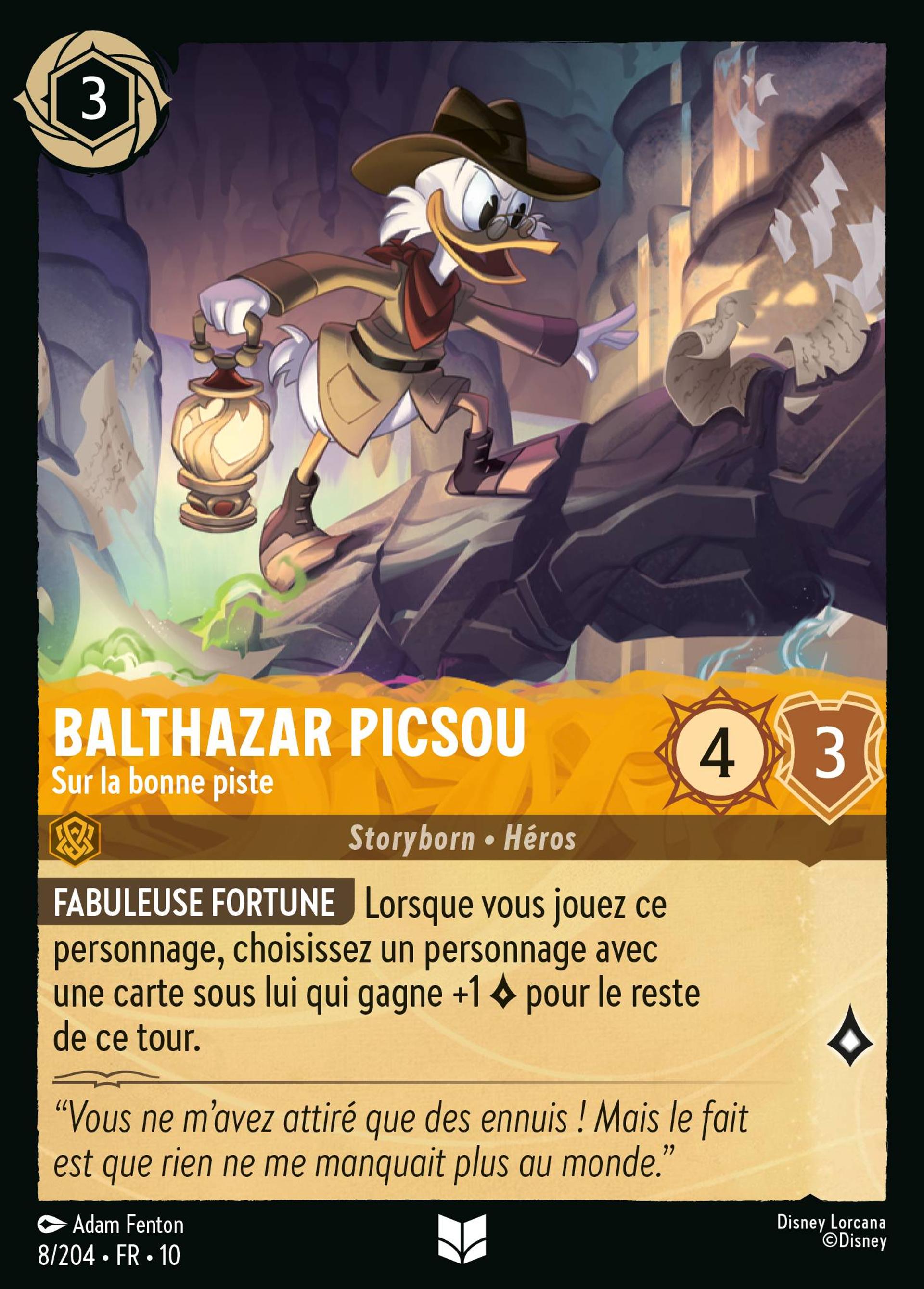 Balthazar Picsou - Sur la bonne piste — Whispers in the Well — Lorcana