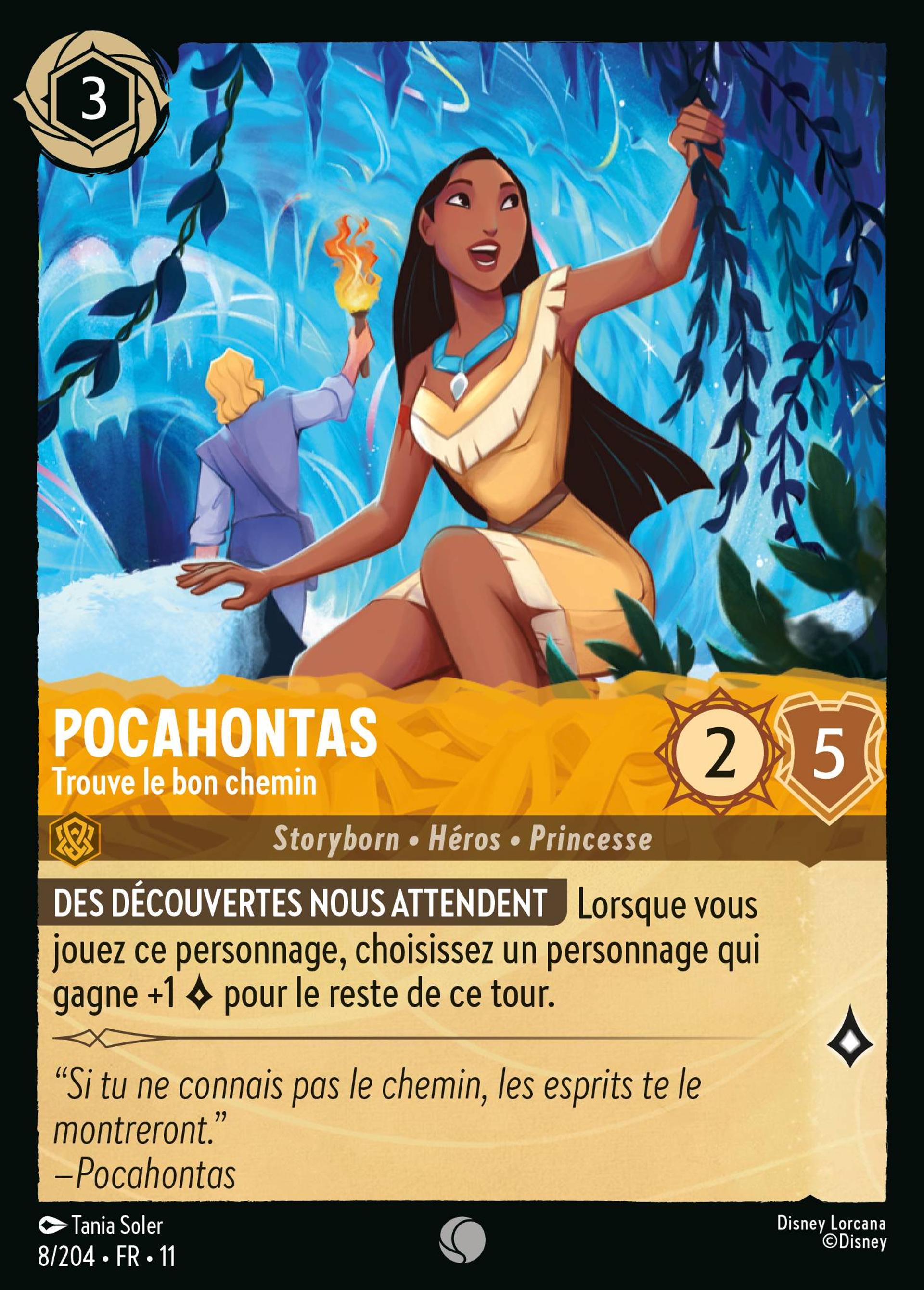 Pocahontas - Trouve le bon chemin — Winterspell — Lorcana
