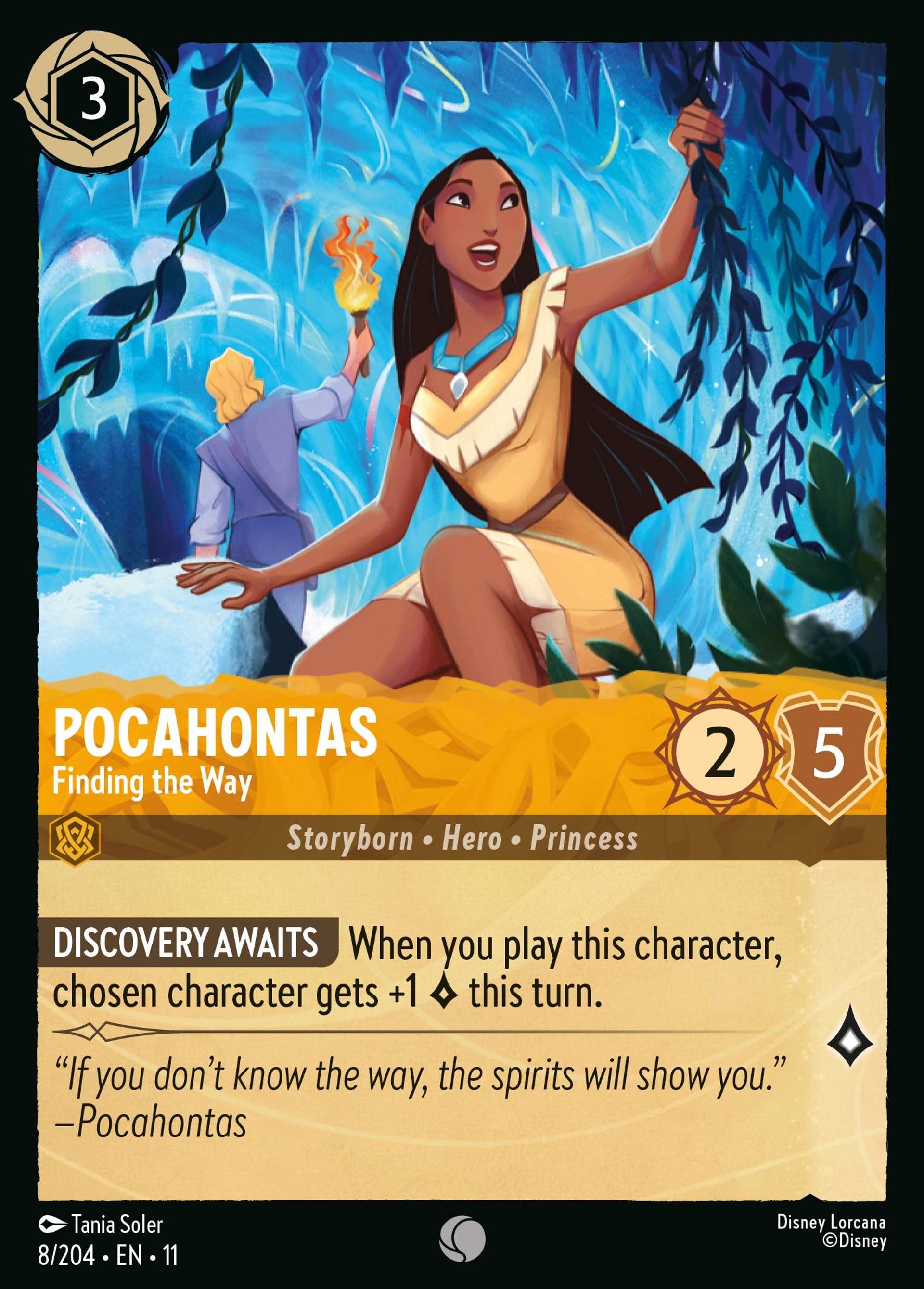Pocahontas - Finding the Way — Winterspell — Lorcana