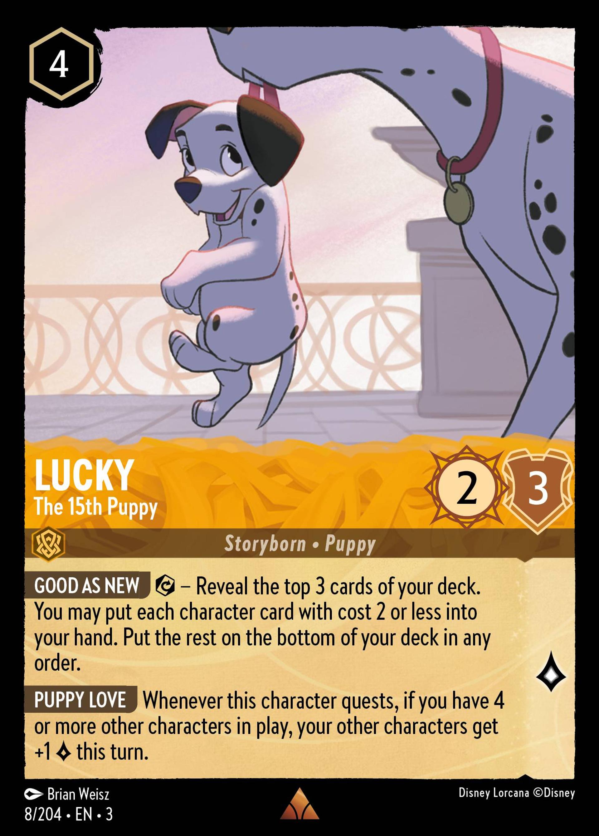 Lucky - The 15th Puppy — Into the Inklands — Lorcana