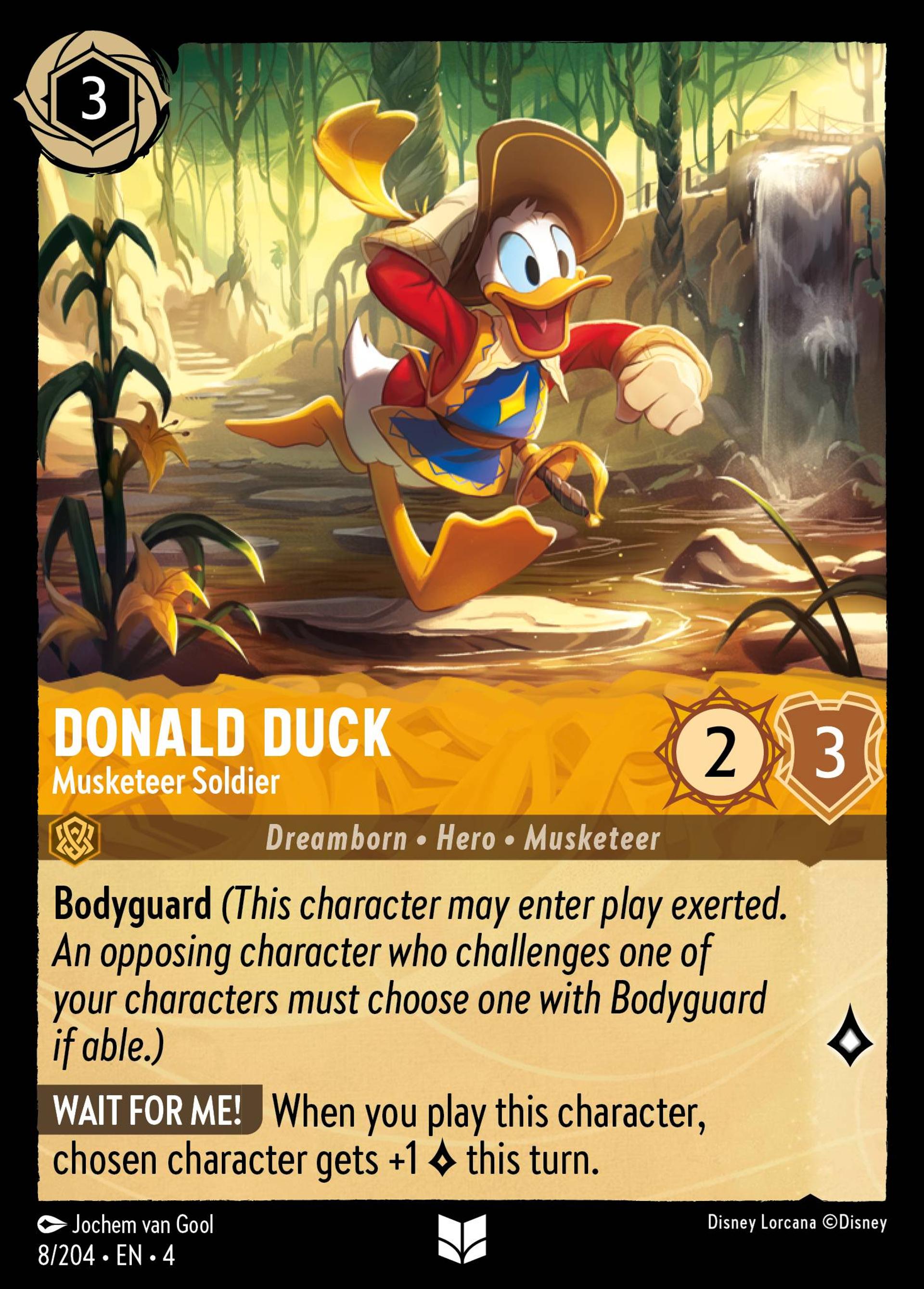 Donald Duck - Musketeer Soldier — Ursula's Return — Lorcana