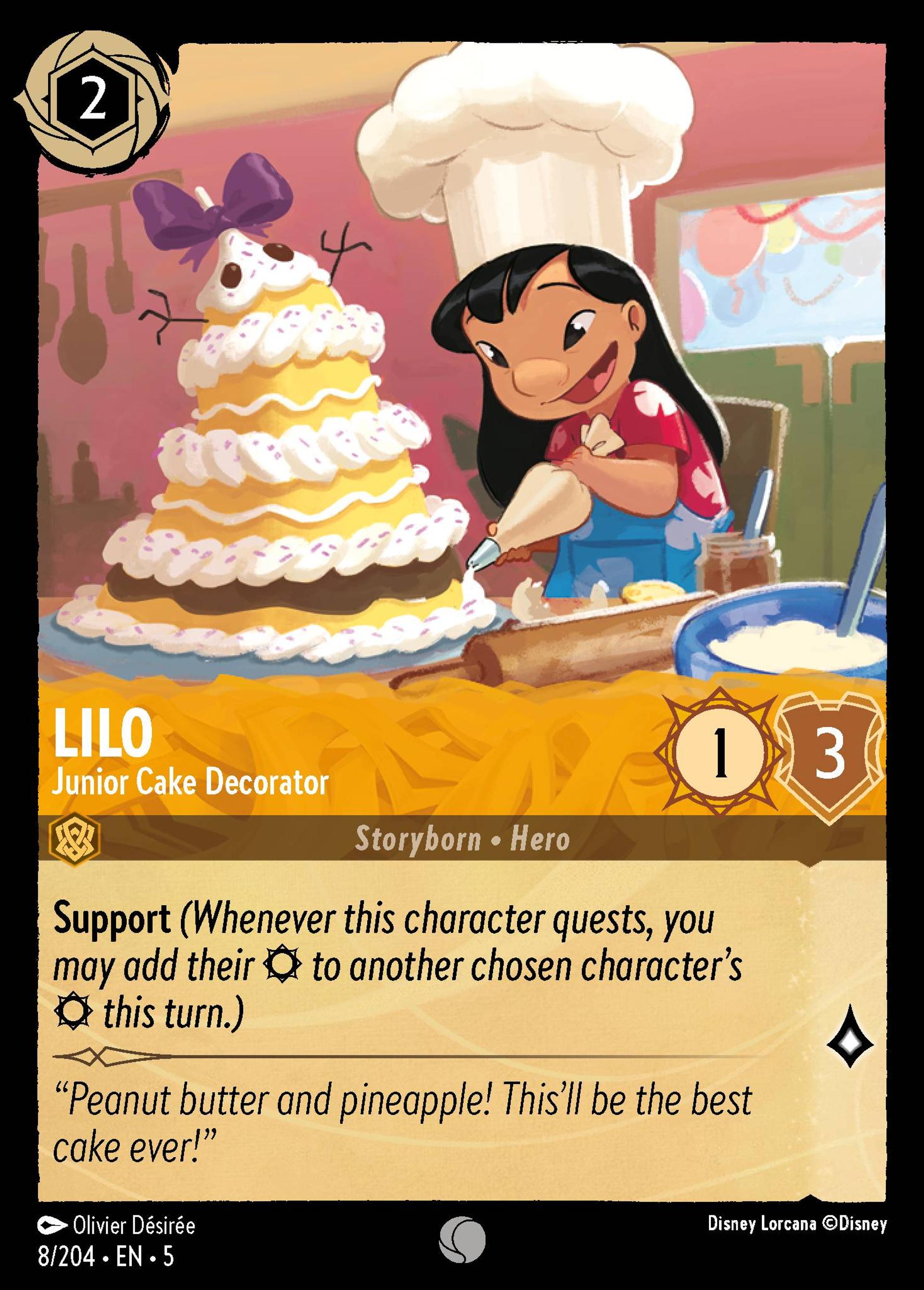 Lilo - Junior Cake Decorator — Shimmering Skies — Lorcana