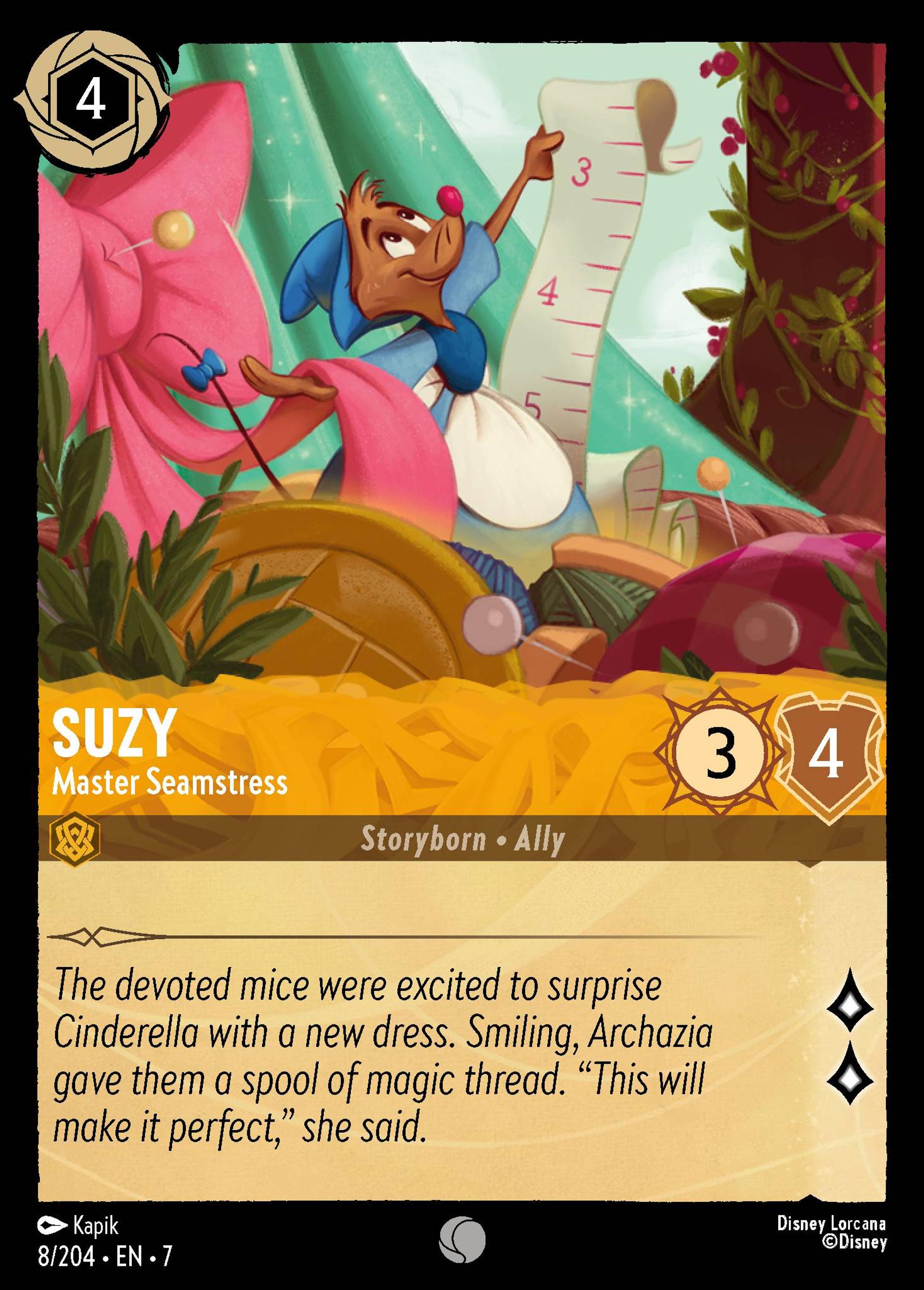 Suzy - Master Seamstress — Archazia's Island — Lorcana