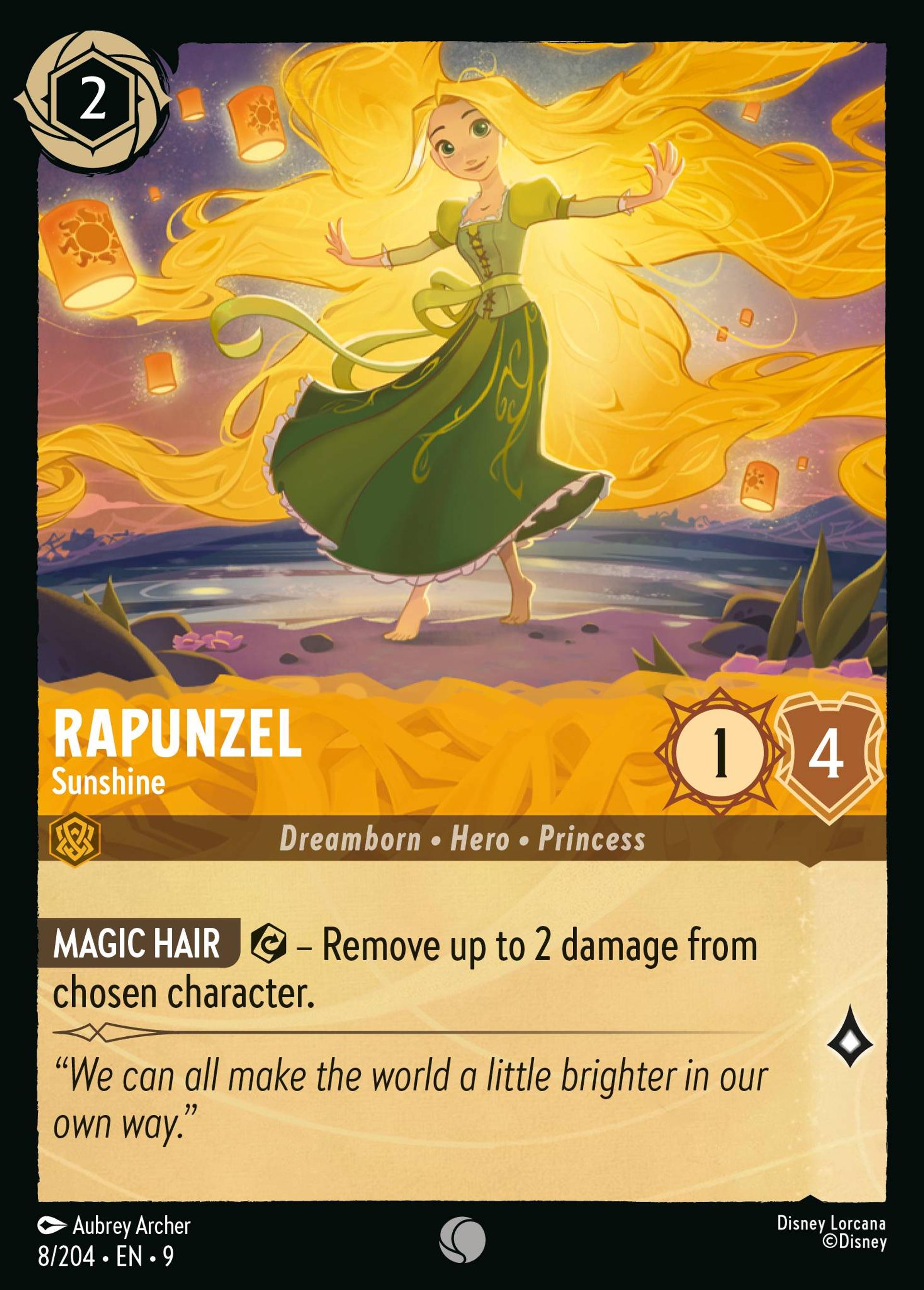Rapunzel - Sunshine — Fabled — Lorcana