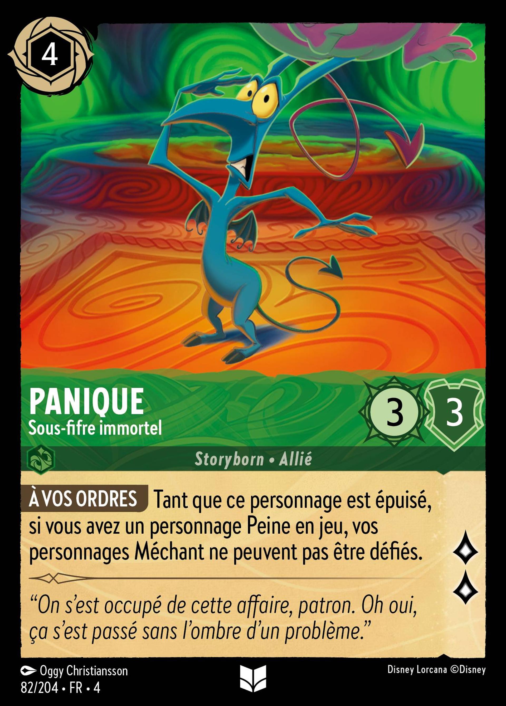 Panique - Sous-fifre immortel — Ursula's Return — Lorcana