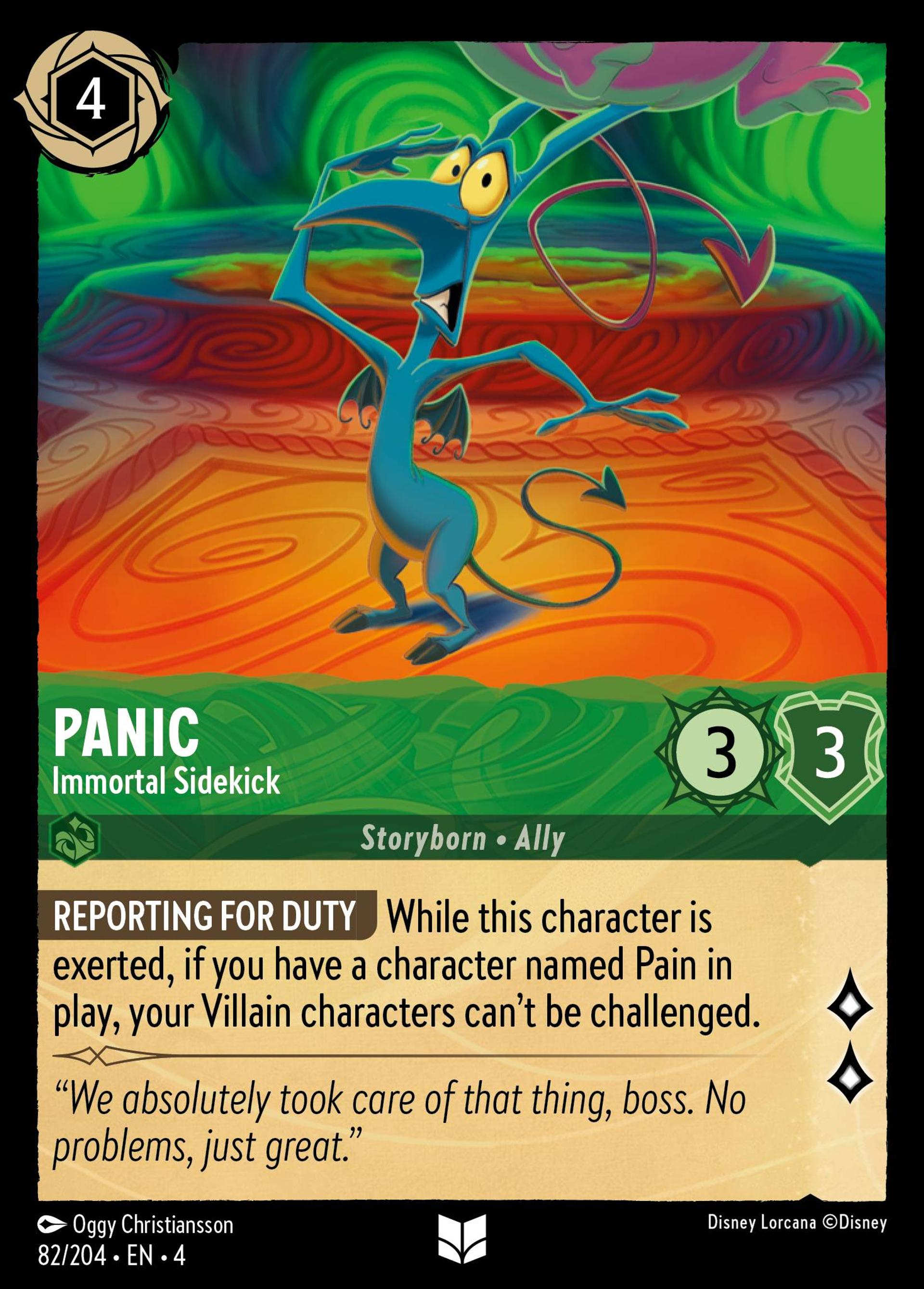 Panic - Immortal Sidekick — Ursula's Return — Lorcana