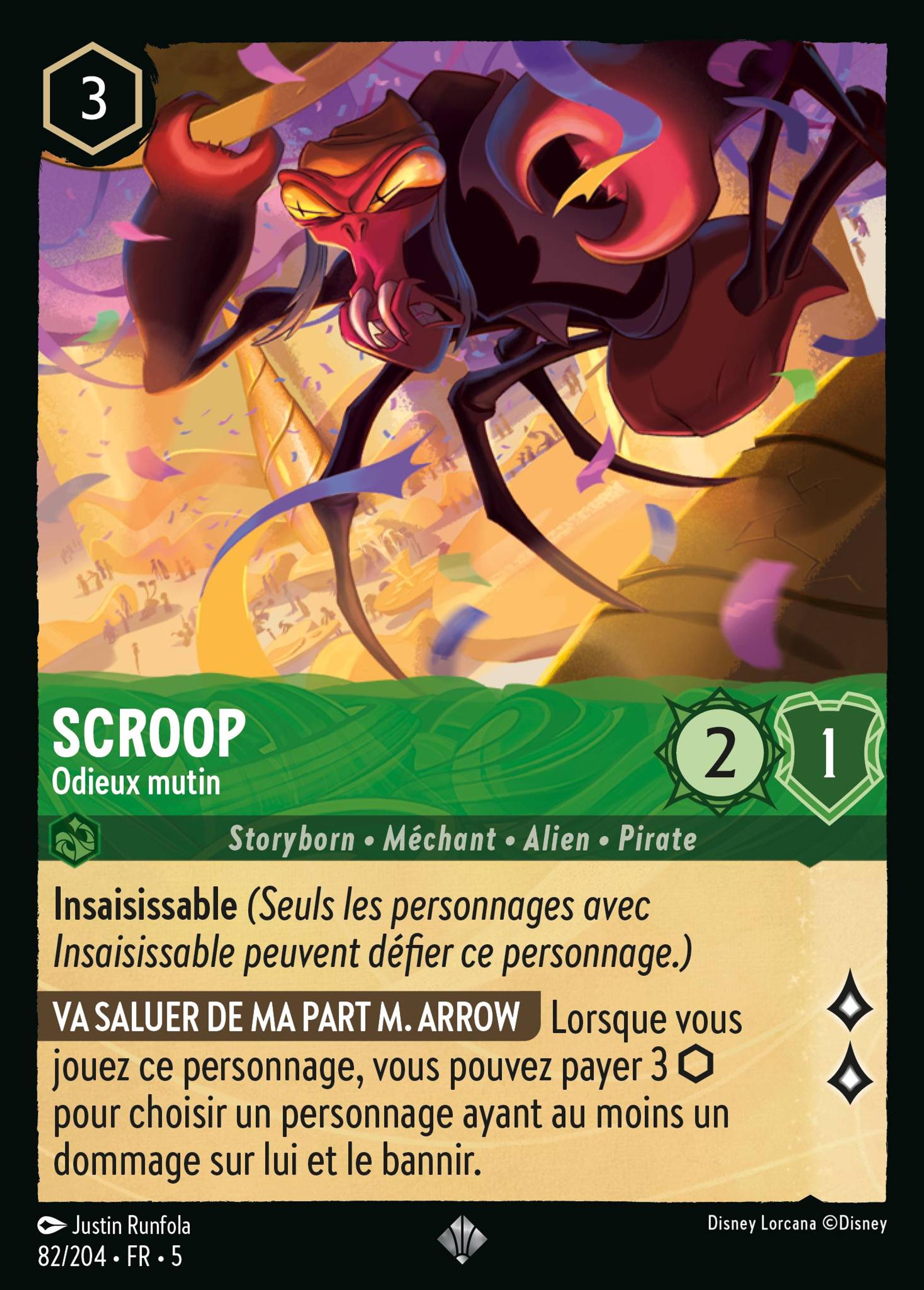 Scroop - Odieux mutin — Shimmering Skies — Lorcana