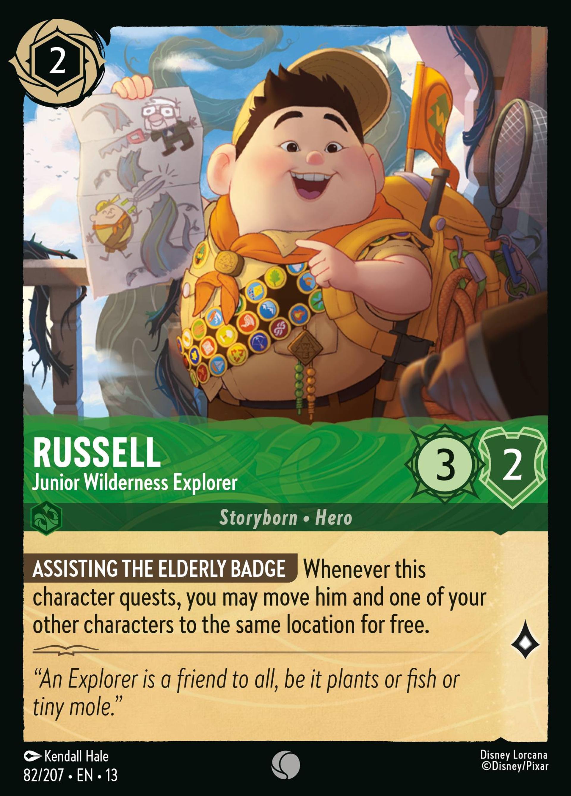Russell - Junior Wilderness Explorer — Attack of the Vine! — Lorcana