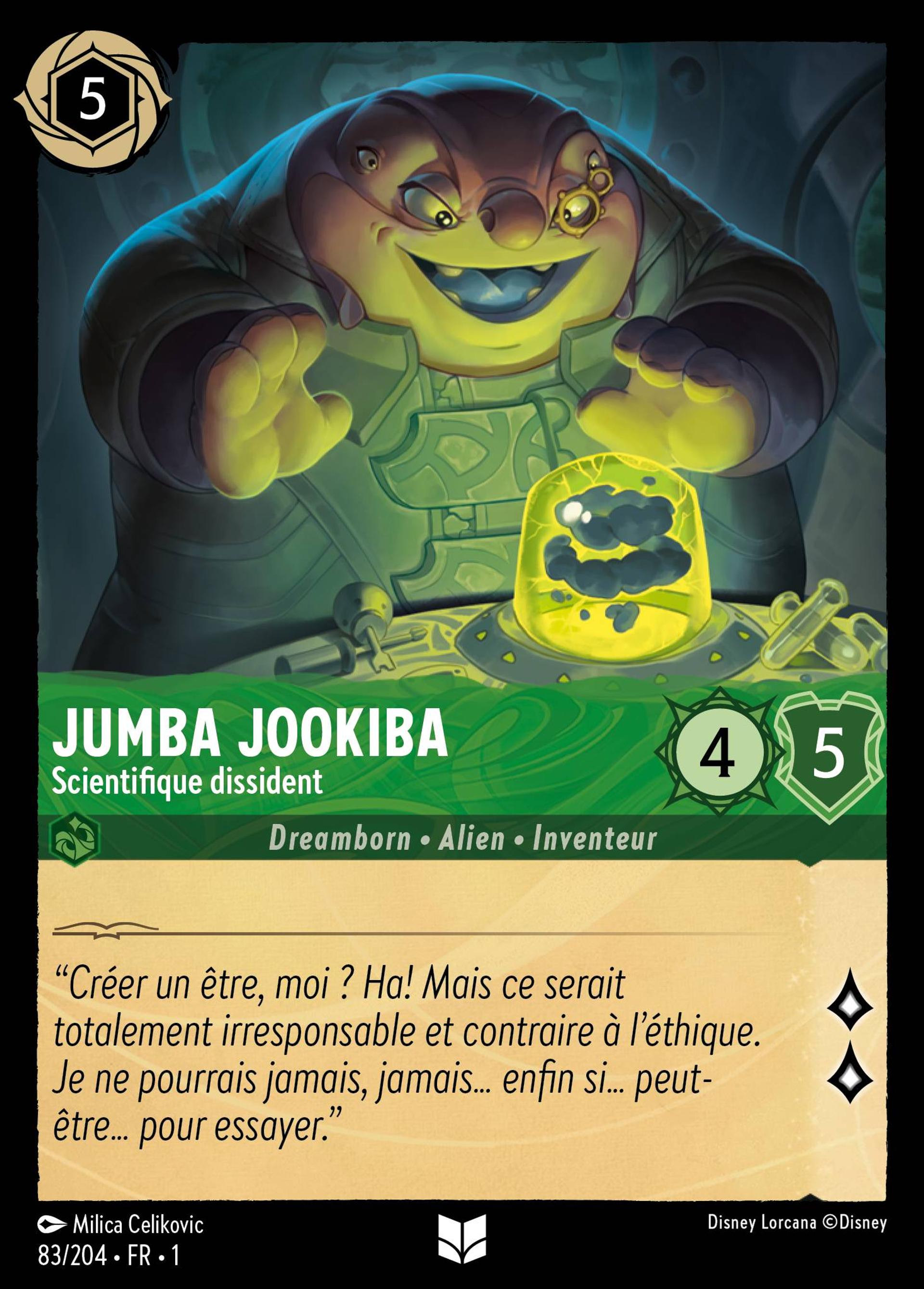 Jumba Jookiba - Scientifique dissident — The First Chapter — Lorcana