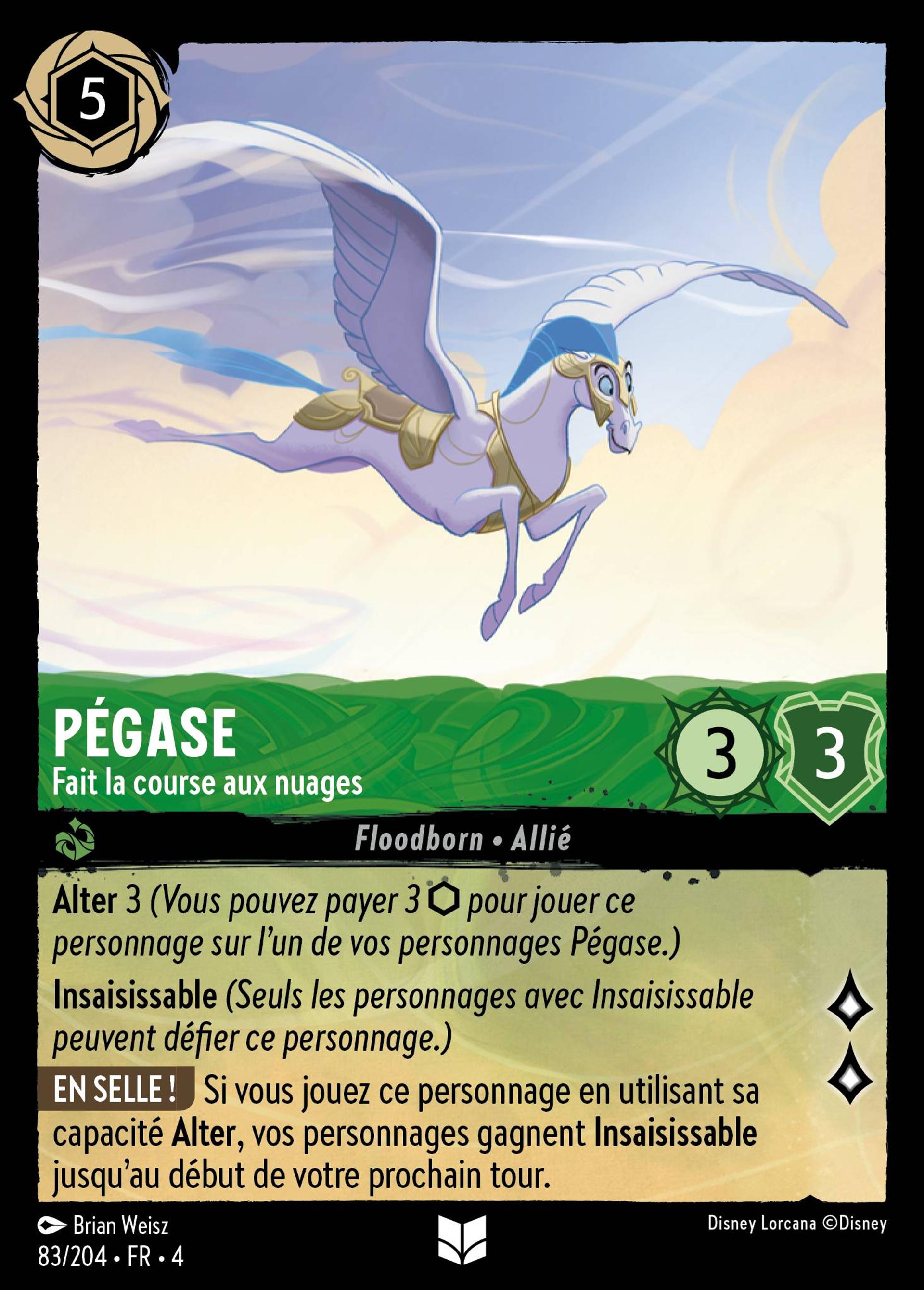 Pégase - Fait la course aux nuages — Ursula's Return — Lorcana
