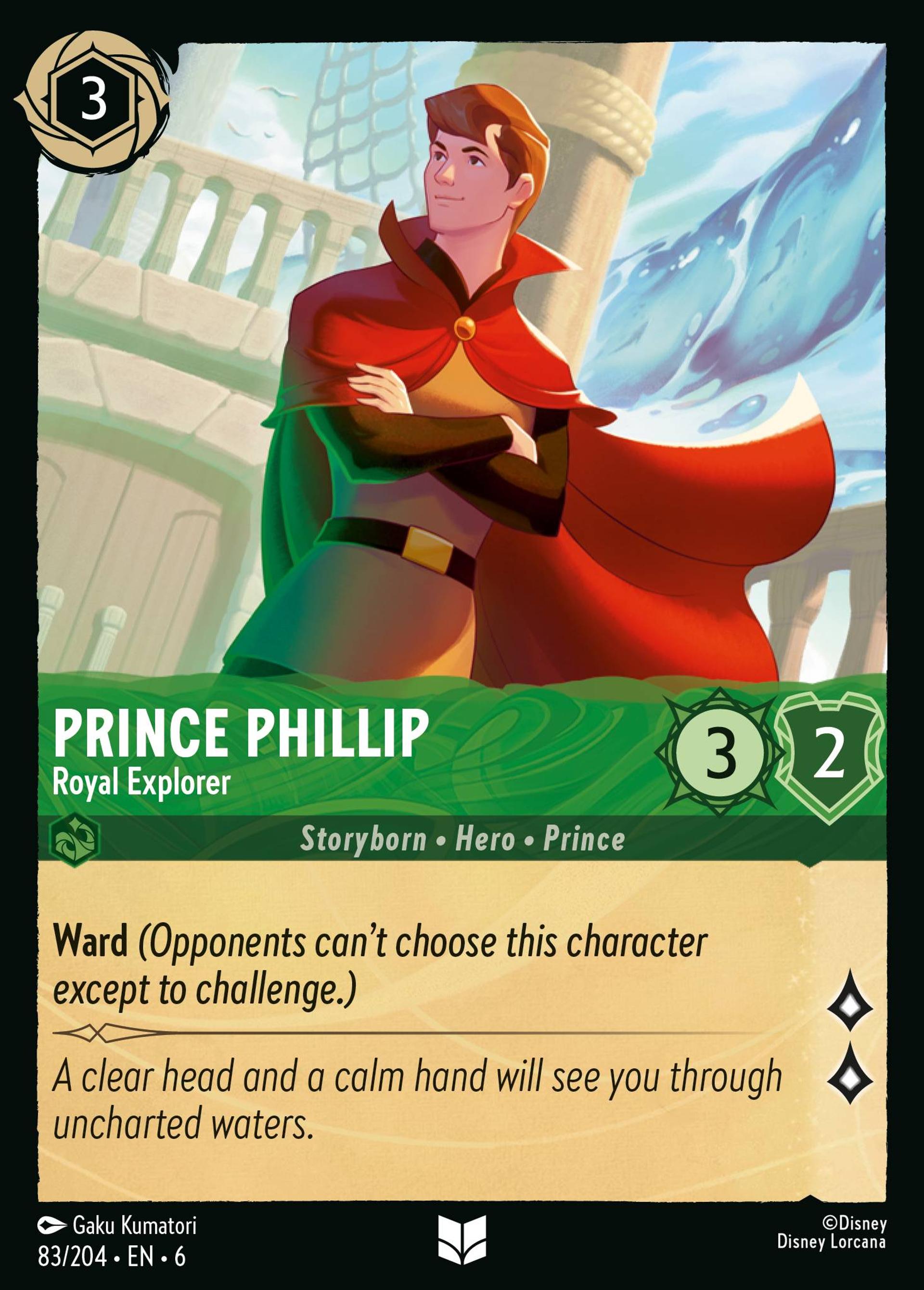 Prince Philippe - Explorateur royal — Azurite Sea — Lorcana