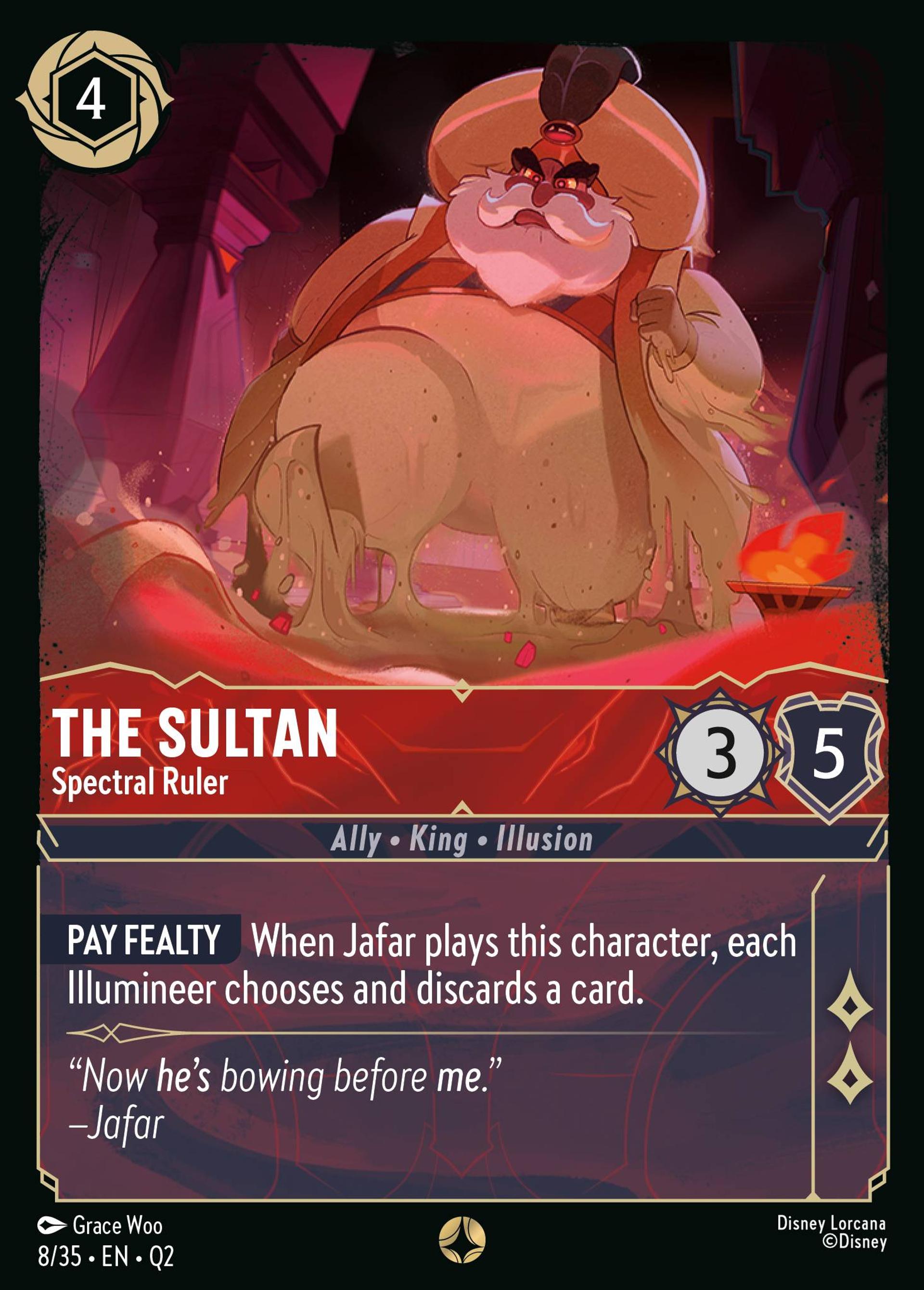 The Sultan - Spectral Ruler — Illumineer's Quest: Palace Heist — Lorcana