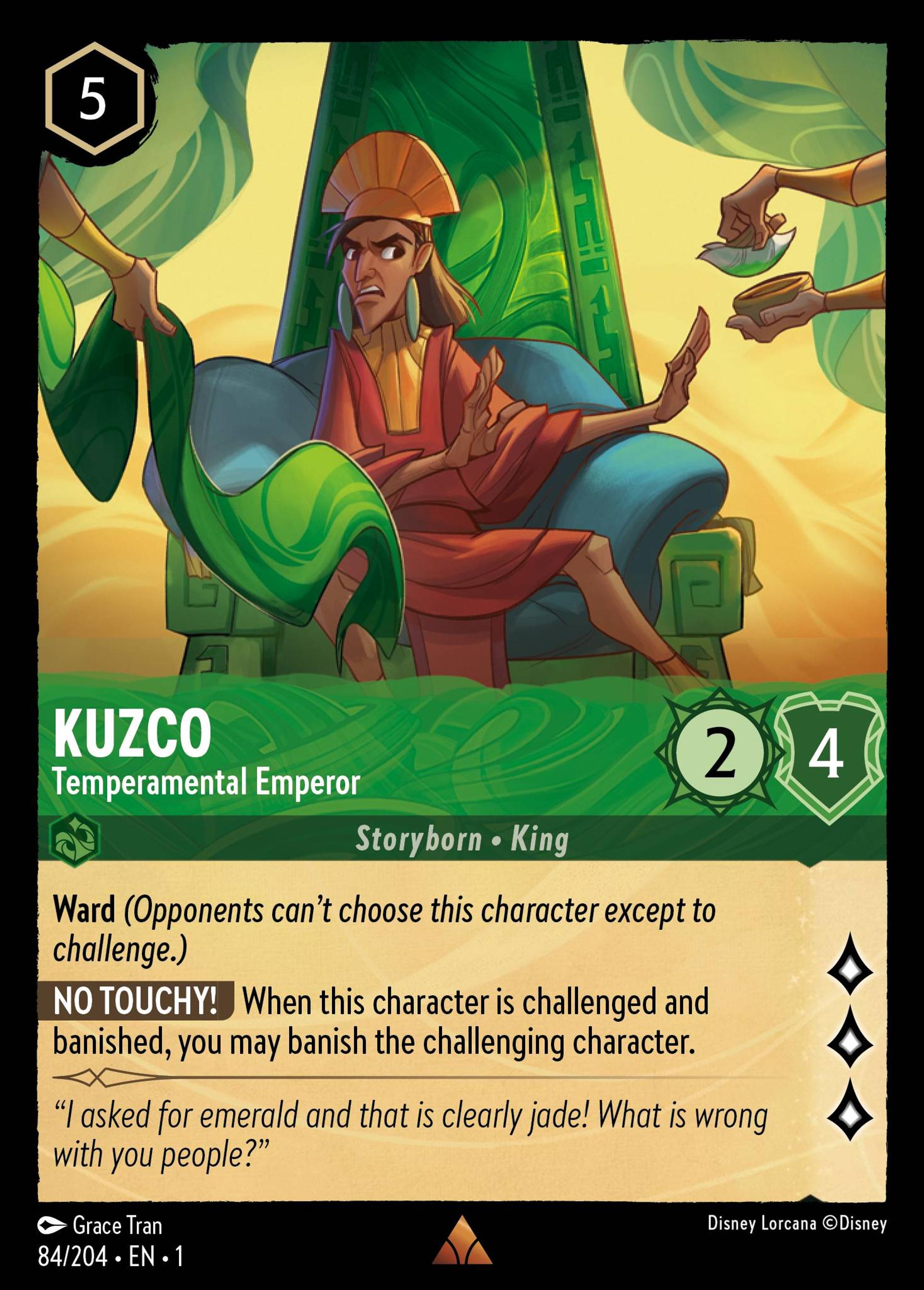 Kuzco - Empereur pourri gâté — The First Chapter — Lorcana