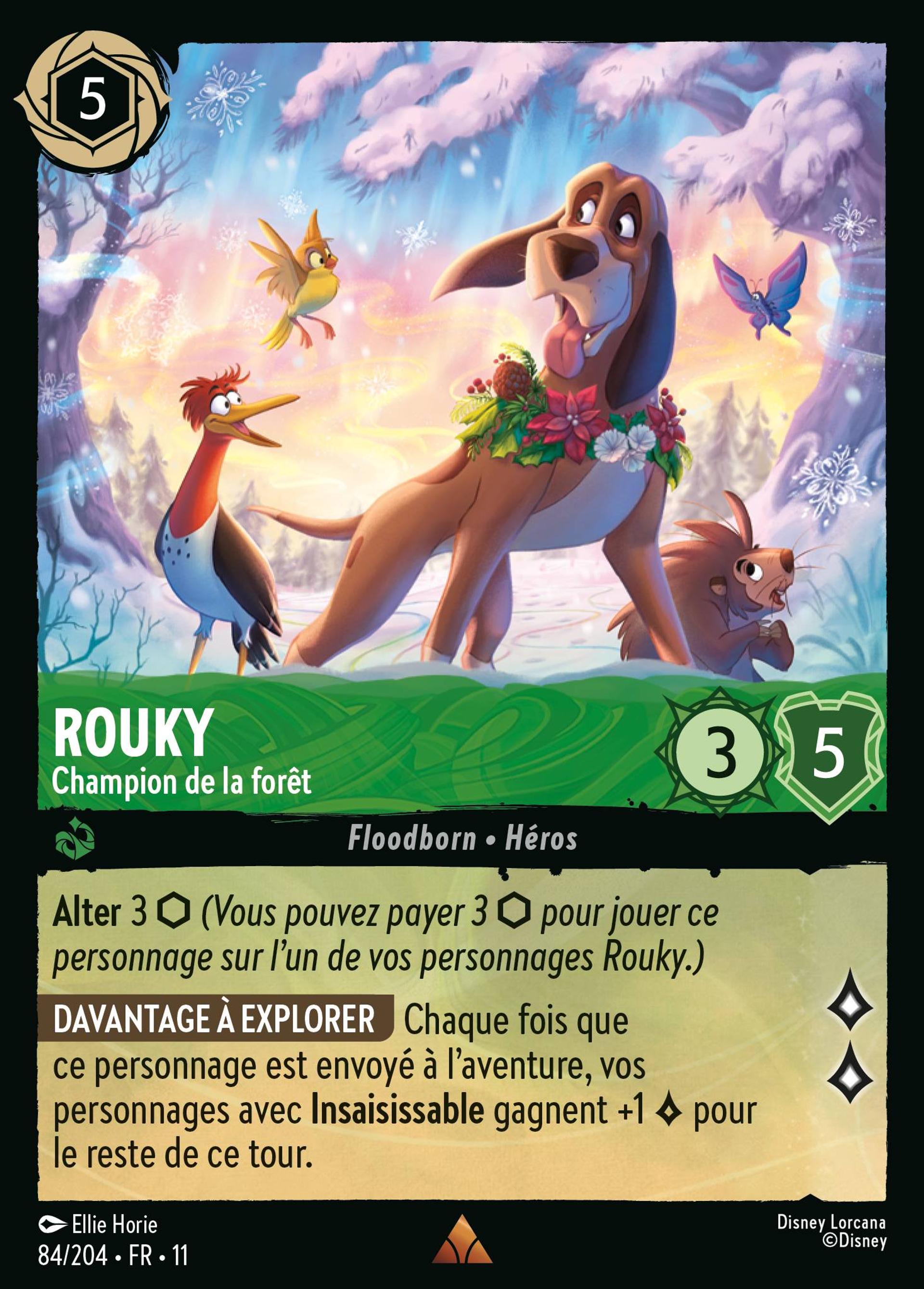 Rouky - Champion de la forêt — Winterspell — Lorcana