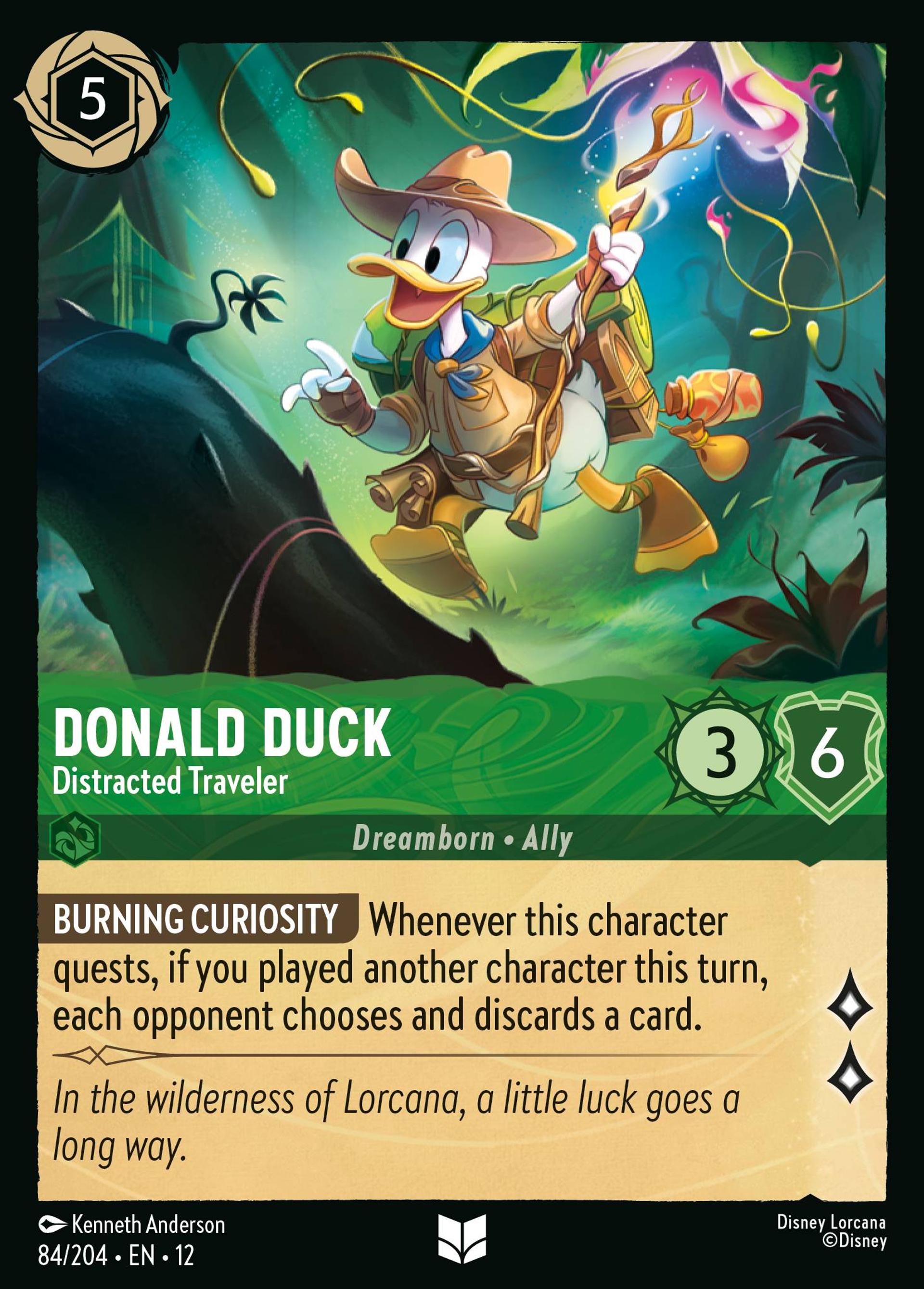 Donald - Voyageur distrait — Wilds Unknown — Lorcana