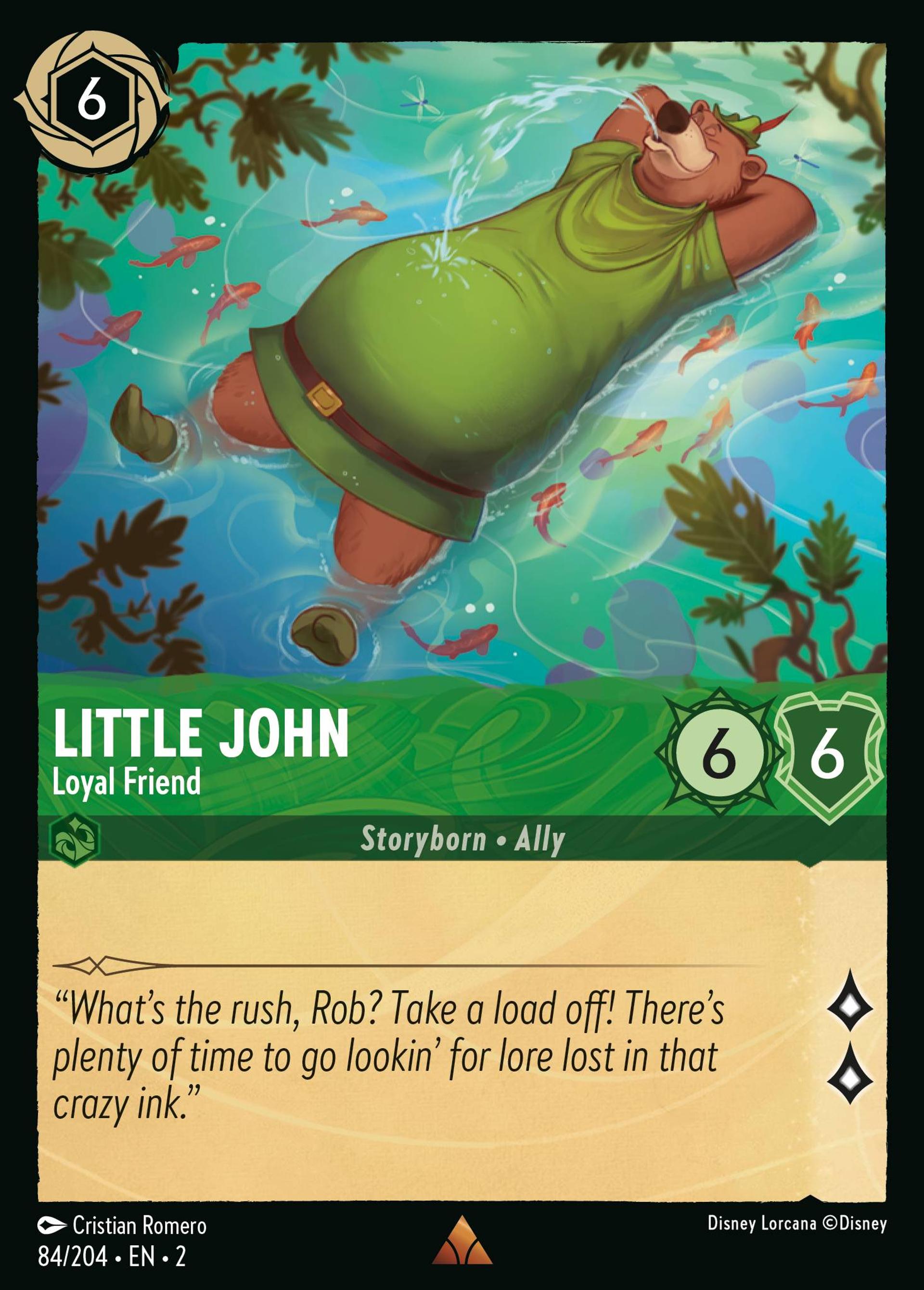 Little John - Loyal Friend — Rise of the Floodborn — Lorcana