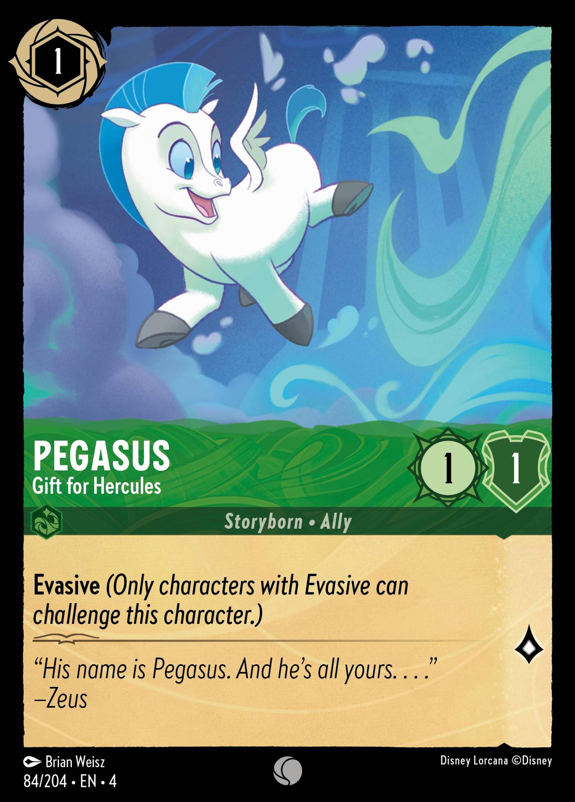 Pegasus - Gift for Hercules — Ursula's Return — Lorcana