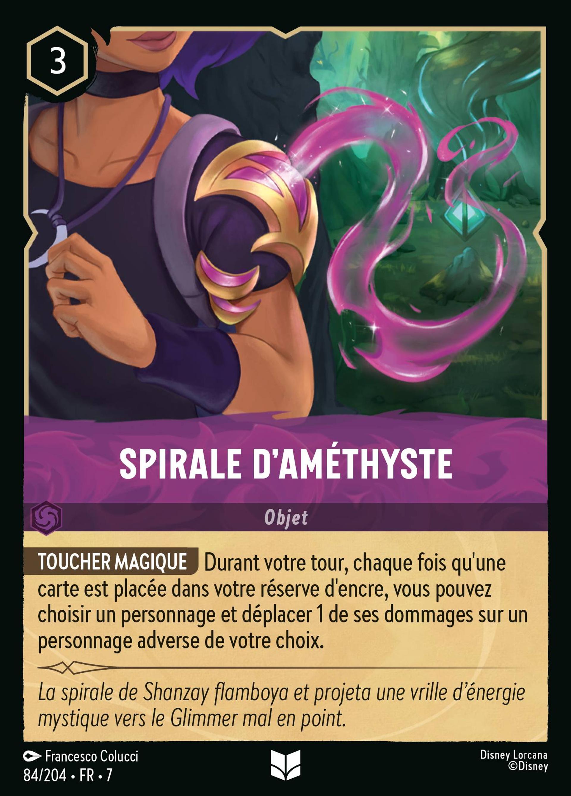 Spirale d'améthyste — Archazia's Island — Lorcana