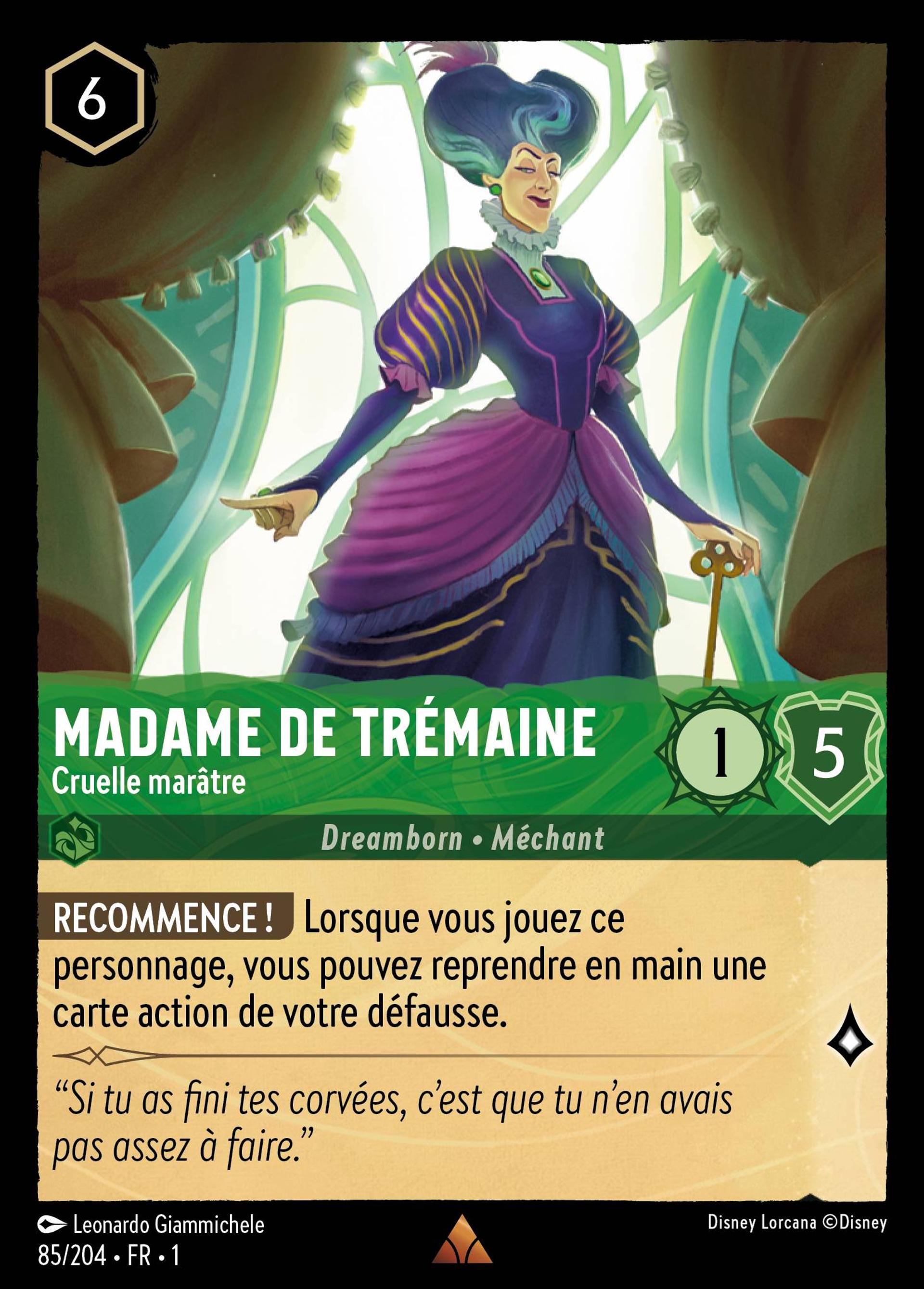 Madame de Trémaine - Cruelle marâtre — The First Chapter — Lorcana