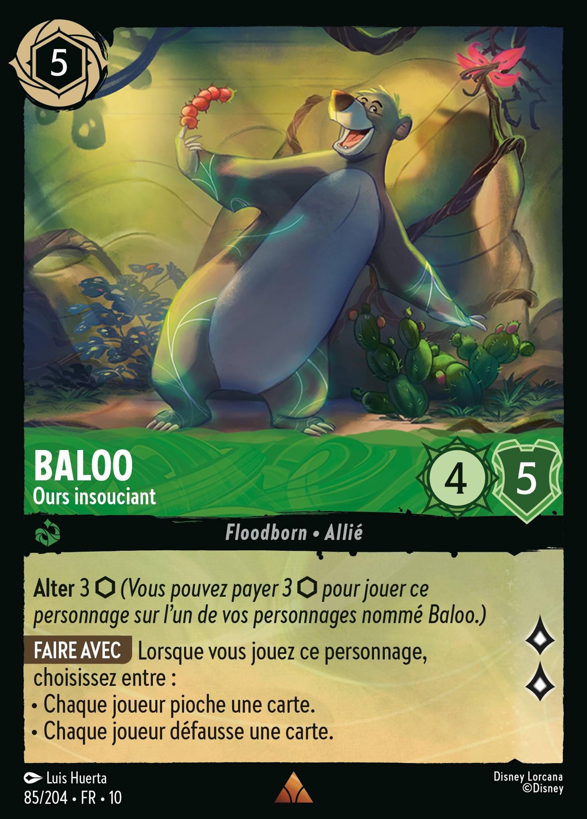 Baloo - Ours insouciant — Whispers in the Well — Lorcana
