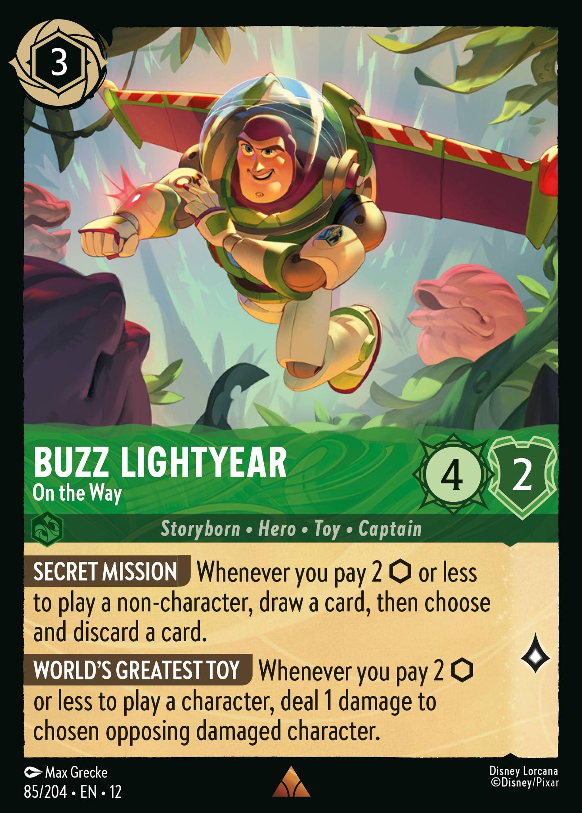 Buzz Lightyear - On the Way — Wilds Unknown — Lorcana