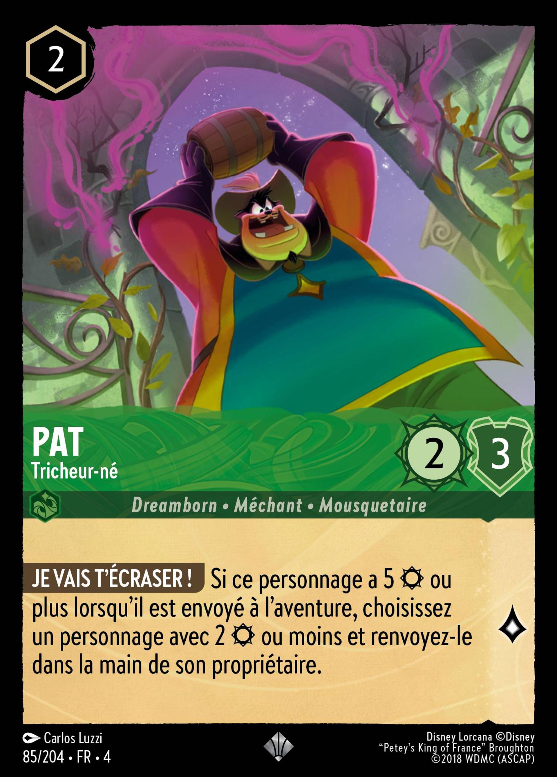 Pat - Tricheur-né — Ursula's Return — Lorcana