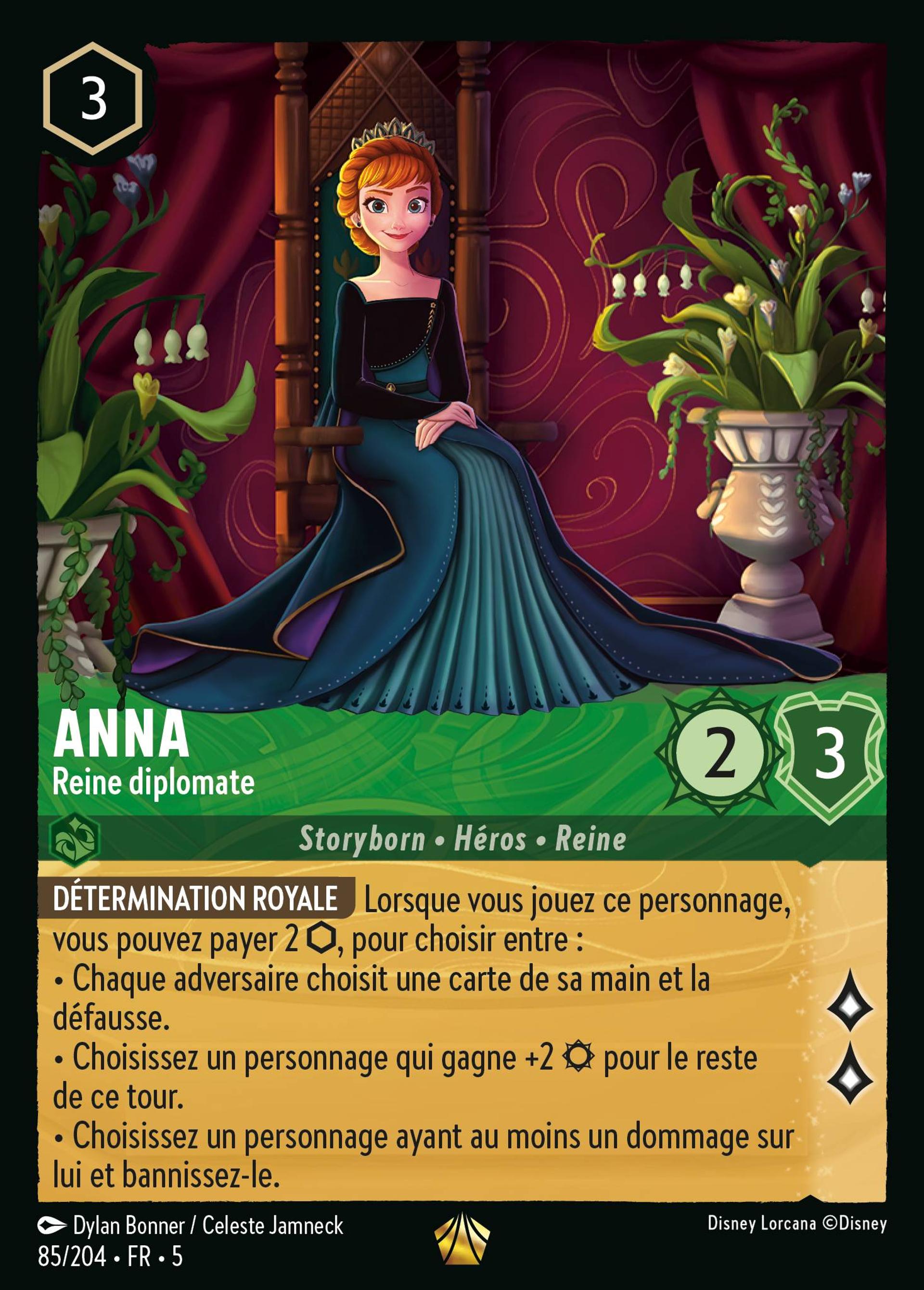 Anna - Reine diplomate — Shimmering Skies — Lorcana
