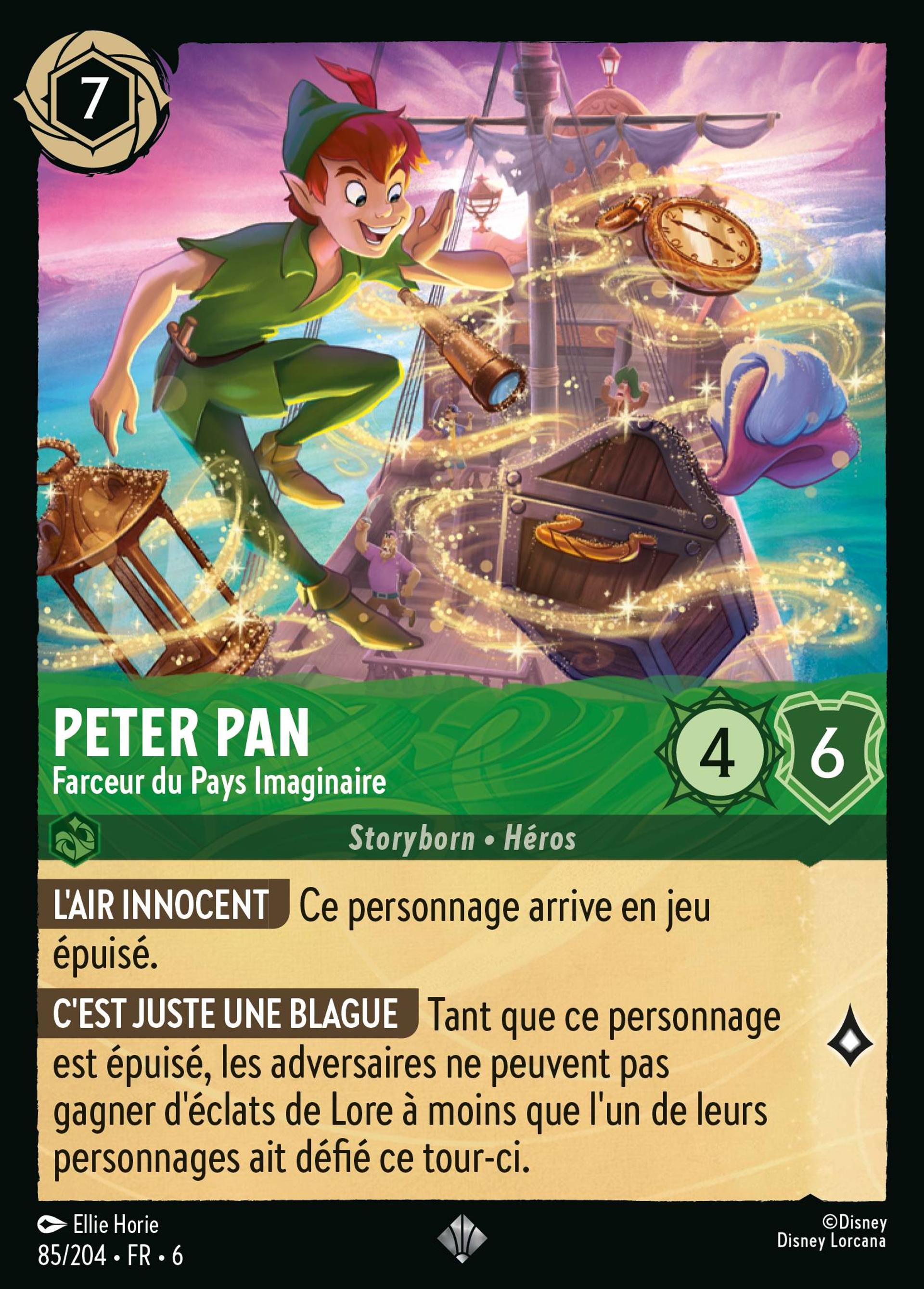 Peter Pan - Farceur du Pays Imaginaire — Azurite Sea — Lorcana