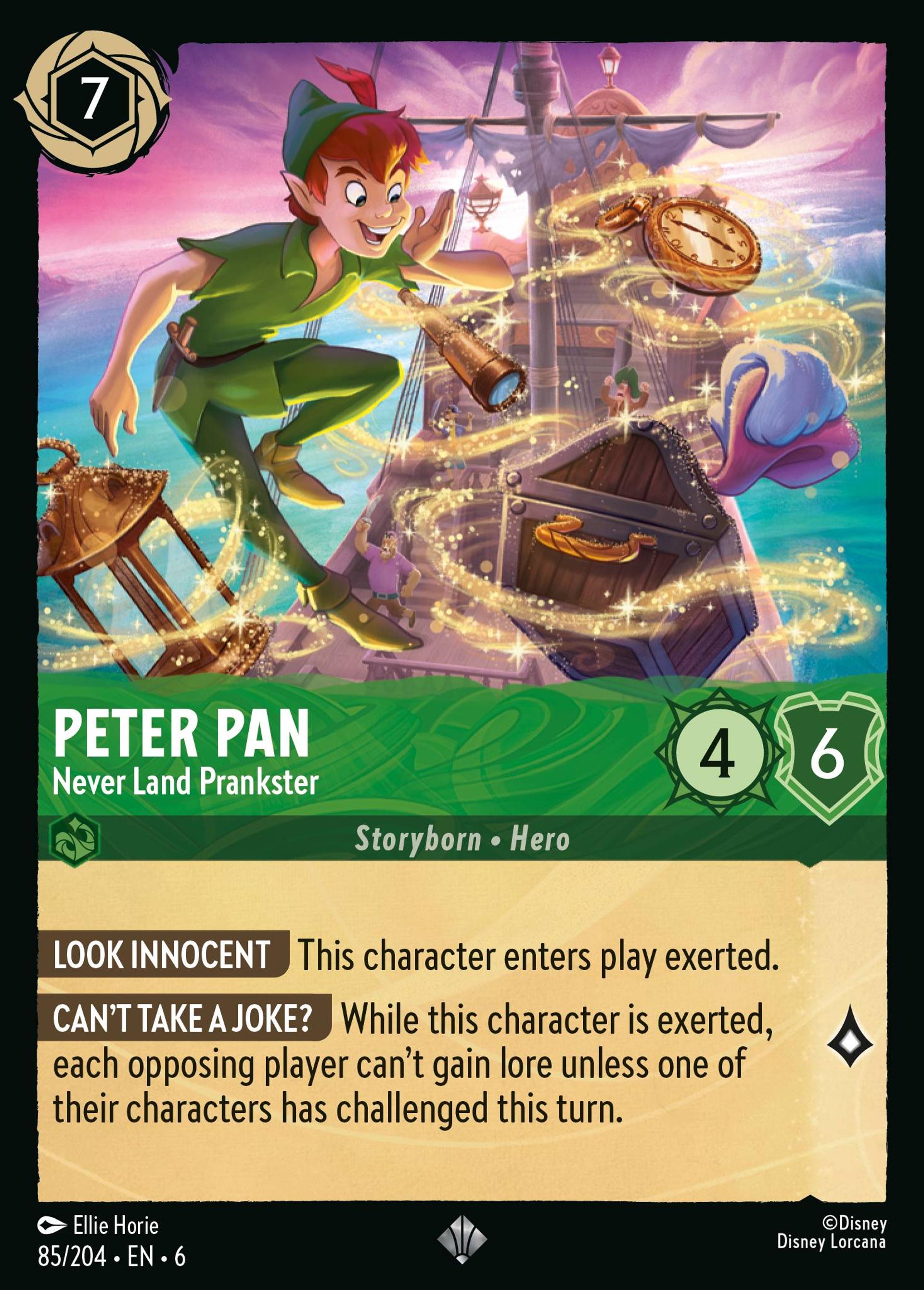 Peter Pan - Never Land Prankster — Azurite Sea — Lorcana