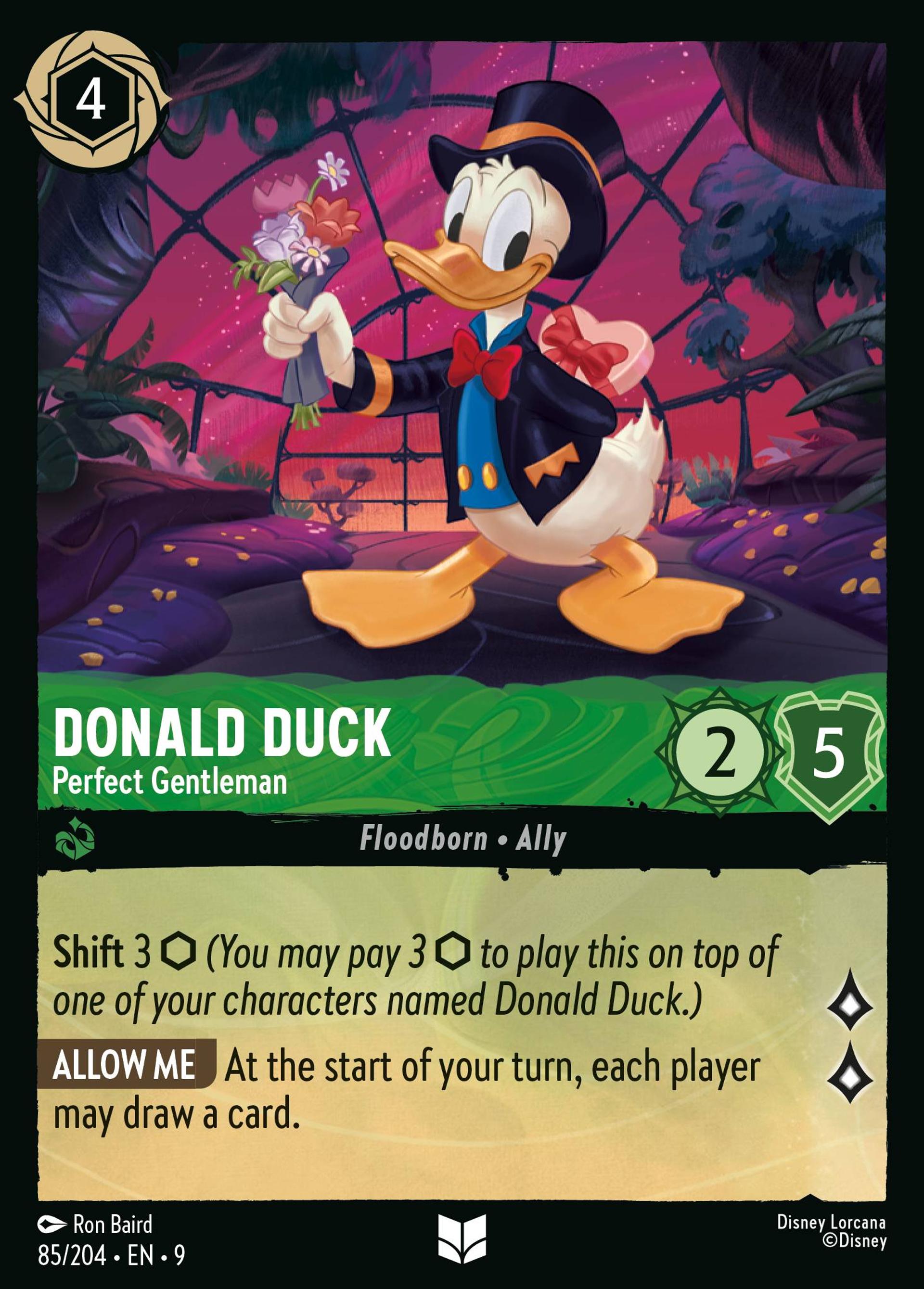 Donald Duck - Perfect Gentleman — Fabled — Lorcana