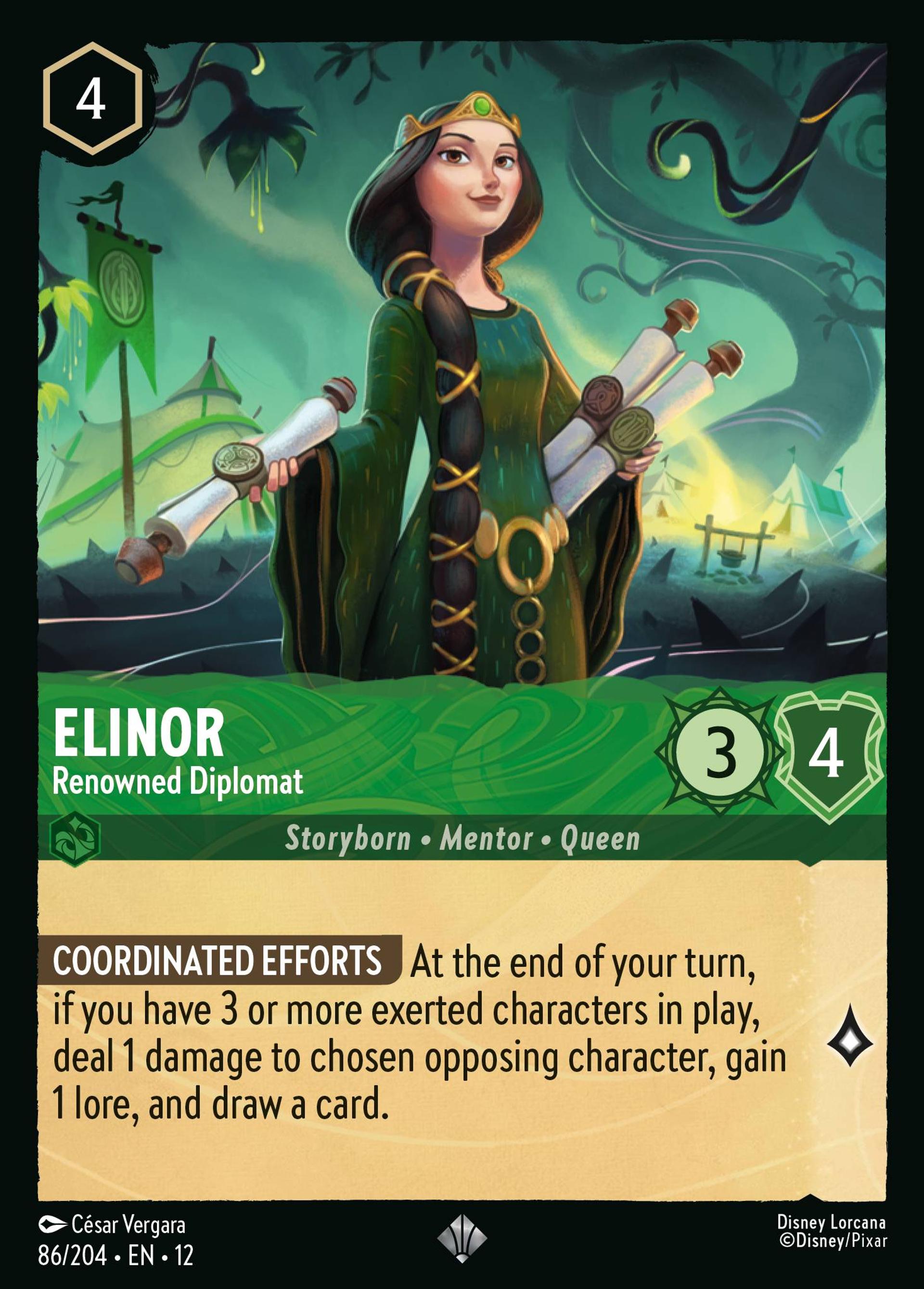 Elinor - Diplomate renommée — Wilds Unknown — Lorcana