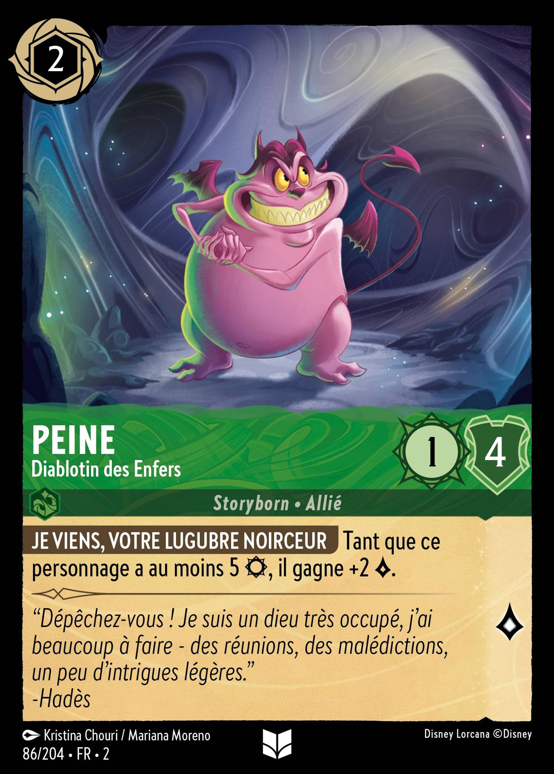 Peine - Diablotin des Enfers — Rise of the Floodborn — Lorcana