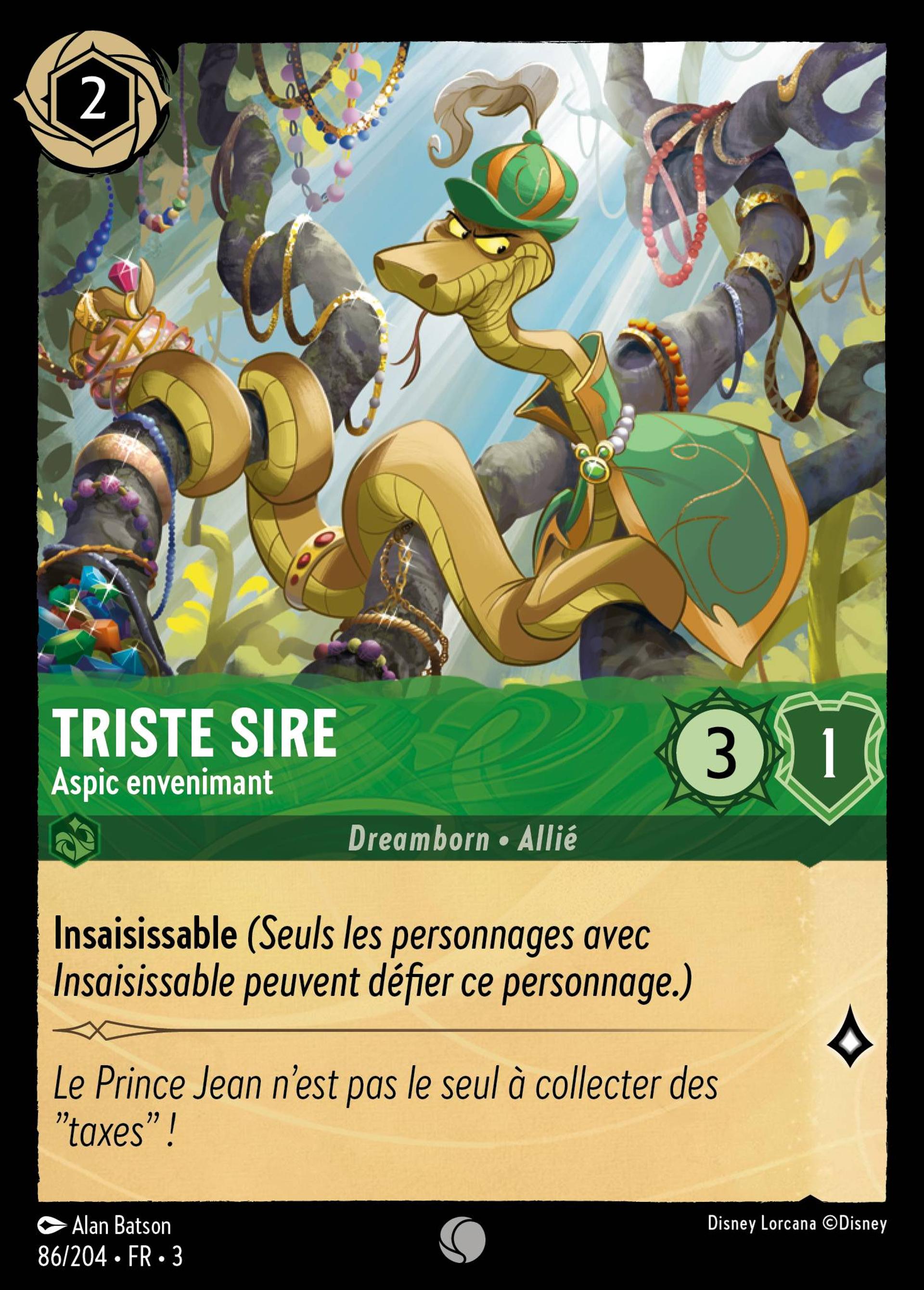 Triste Sire - Aspic envenimant — Into the Inklands — Lorcana