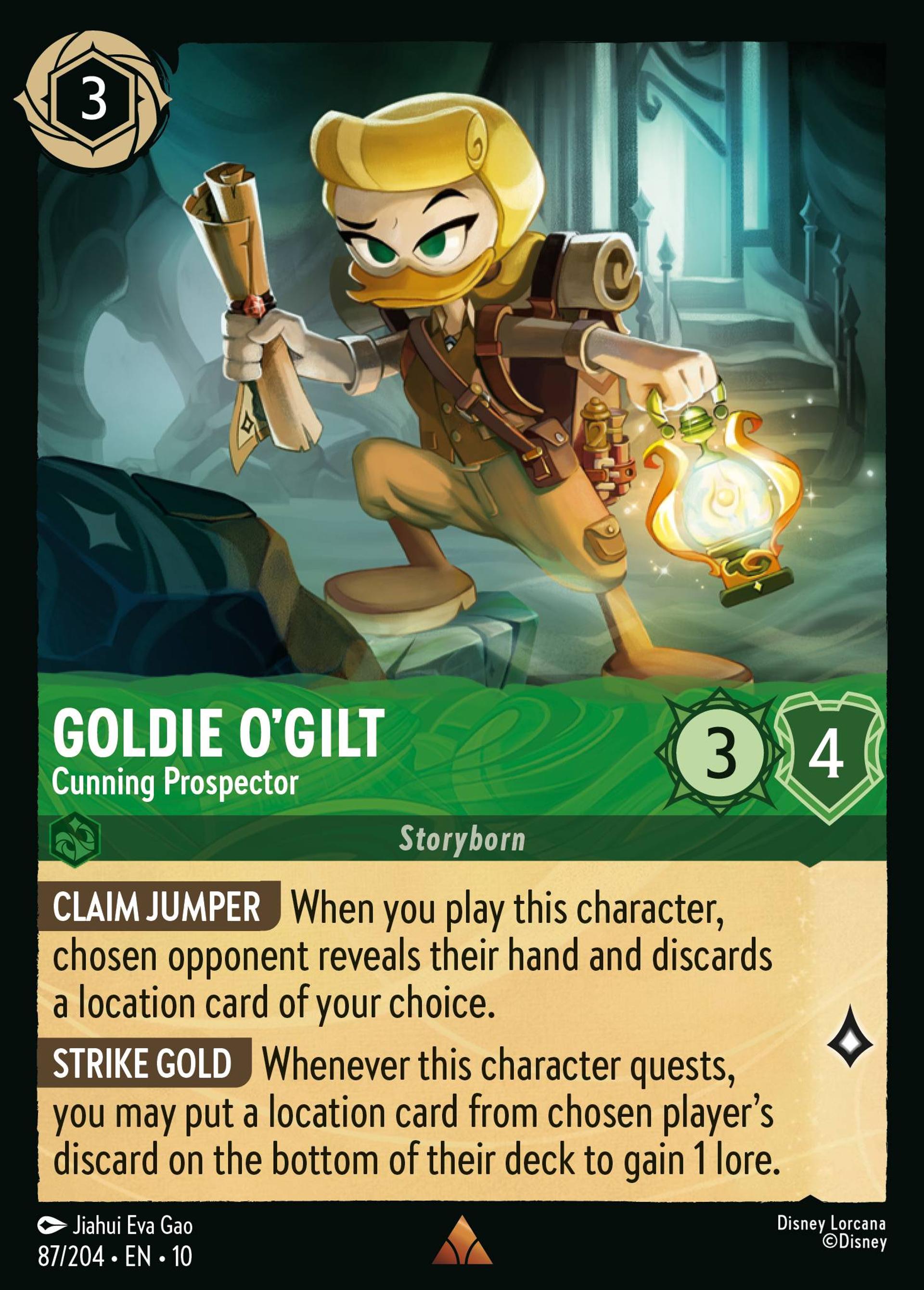 Goldie O'Gilt - Cunning Prospector — Whispers in the Well — Lorcana