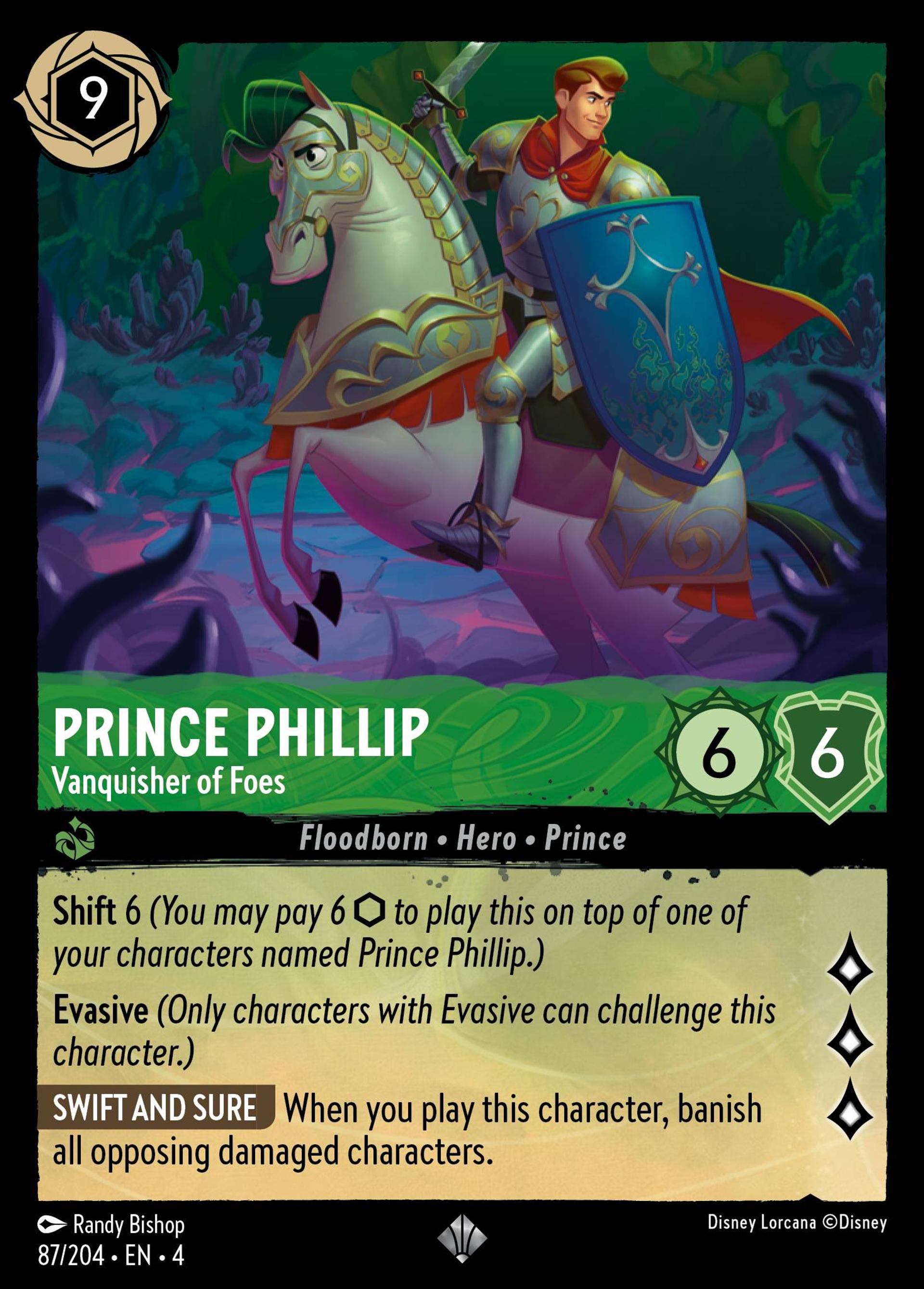 Prince Phillip - Vanquisher of Foes — Ursula's Return — Lorcana