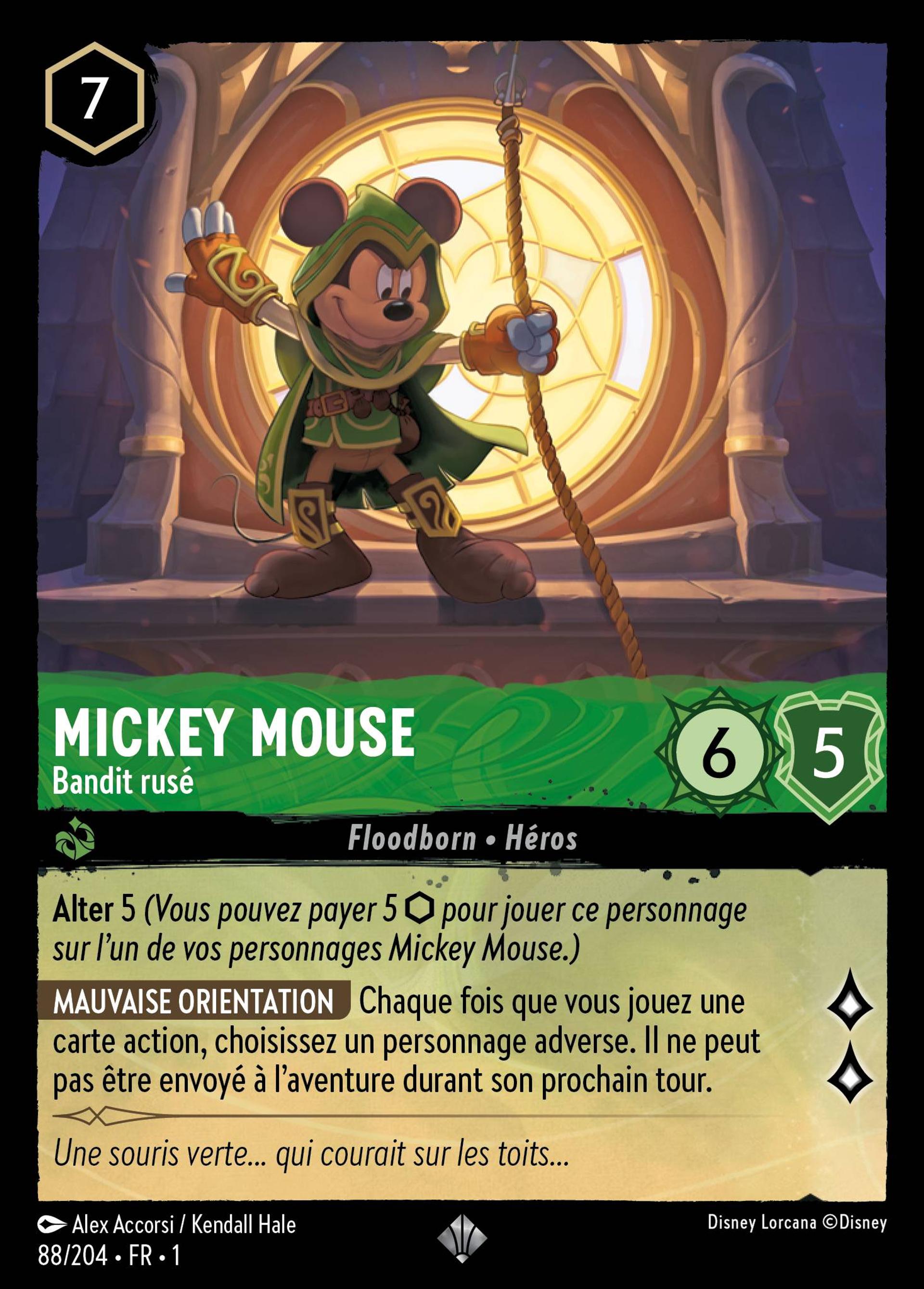 Mickey Mouse - Bandit rusé — The First Chapter — Lorcana