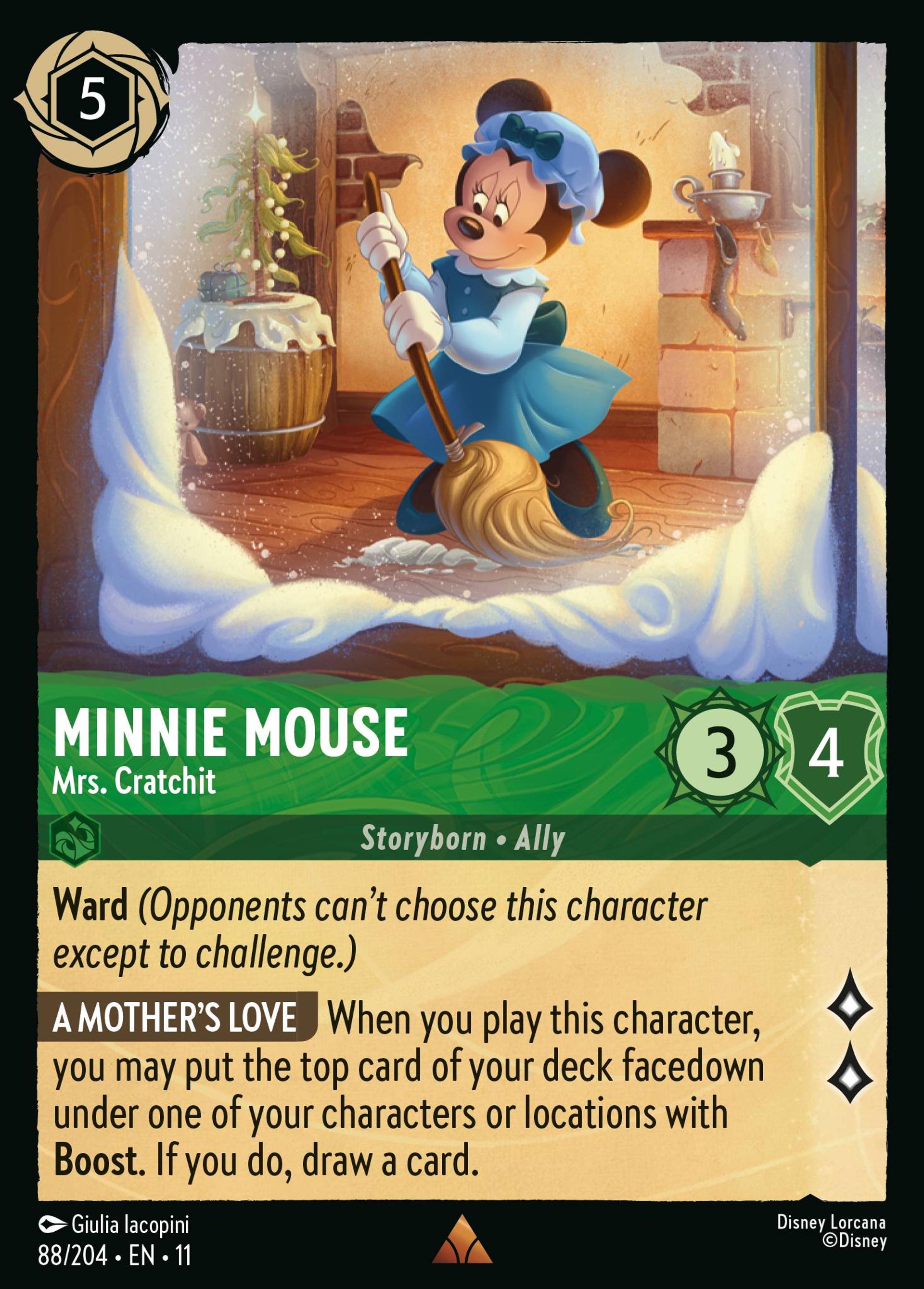 Minnie - Mme Cratchit — Winterspell — Lorcana