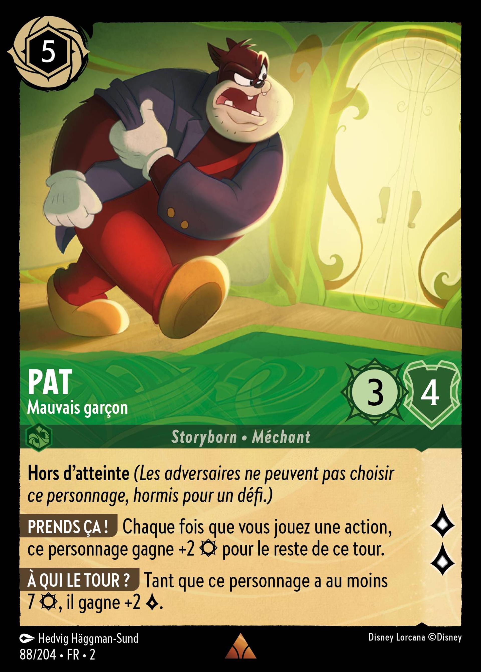 Pat - Mauvais garçon — Rise of the Floodborn — Lorcana