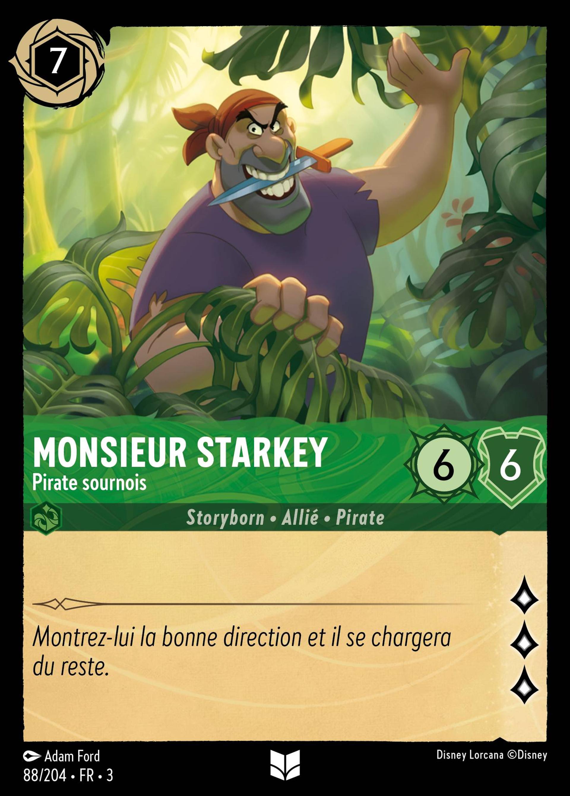 Monsieur Starkey - Pirate sournois — Into the Inklands — Lorcana
