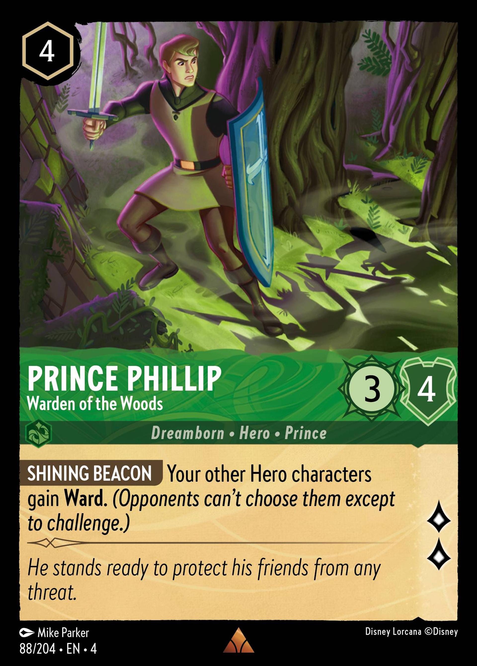 Prince Phillip - Warden of the Woods — Ursula's Return — Lorcana