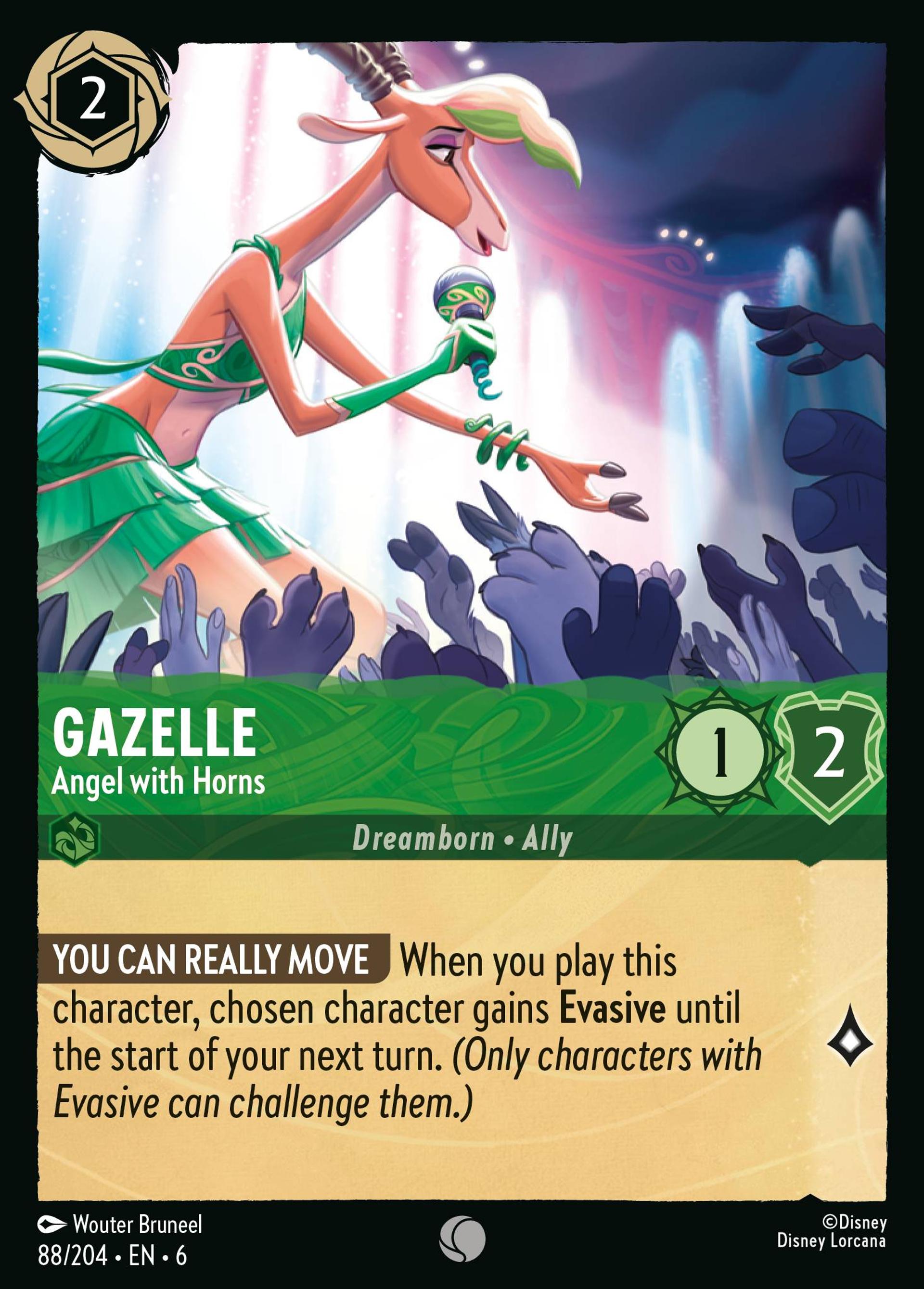 Gazelle - Angel with Horns — Azurite Sea — Lorcana