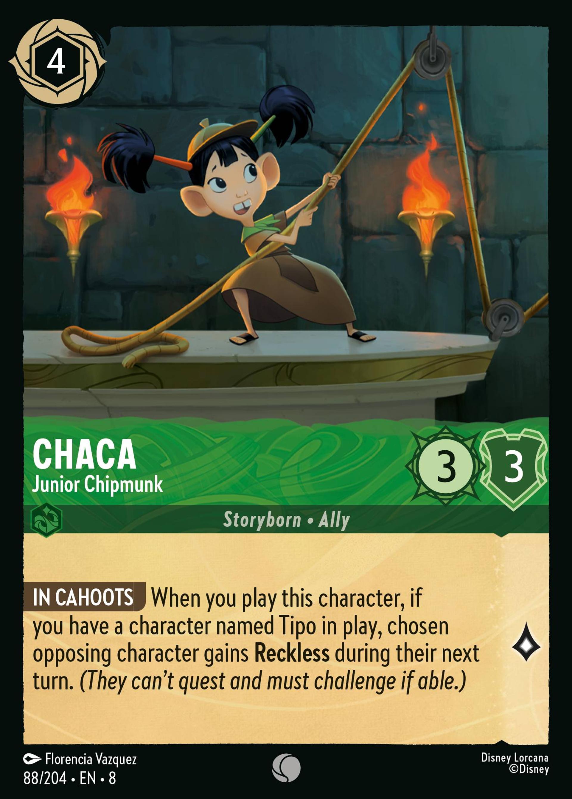 Chaca - Ragondin Junior — The Reign of Jafar — Lorcana
