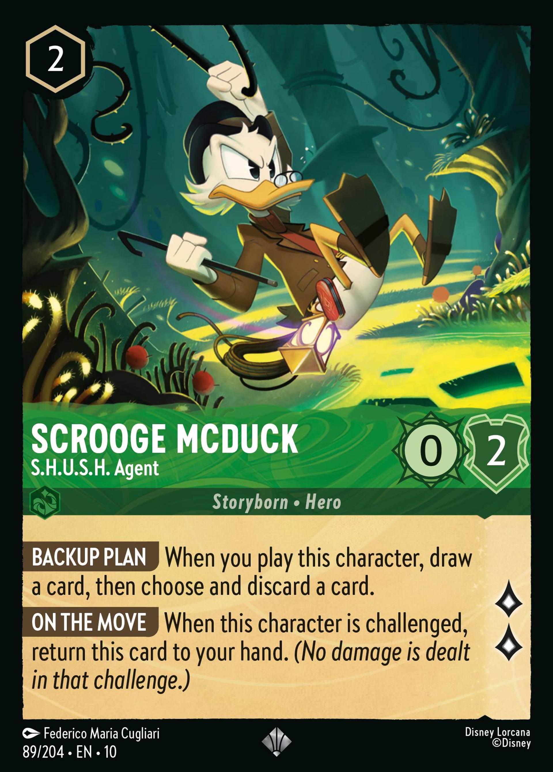 Scrooge McDuck - S.H.U.S.H. Agent — Whispers in the Well — Lorcana