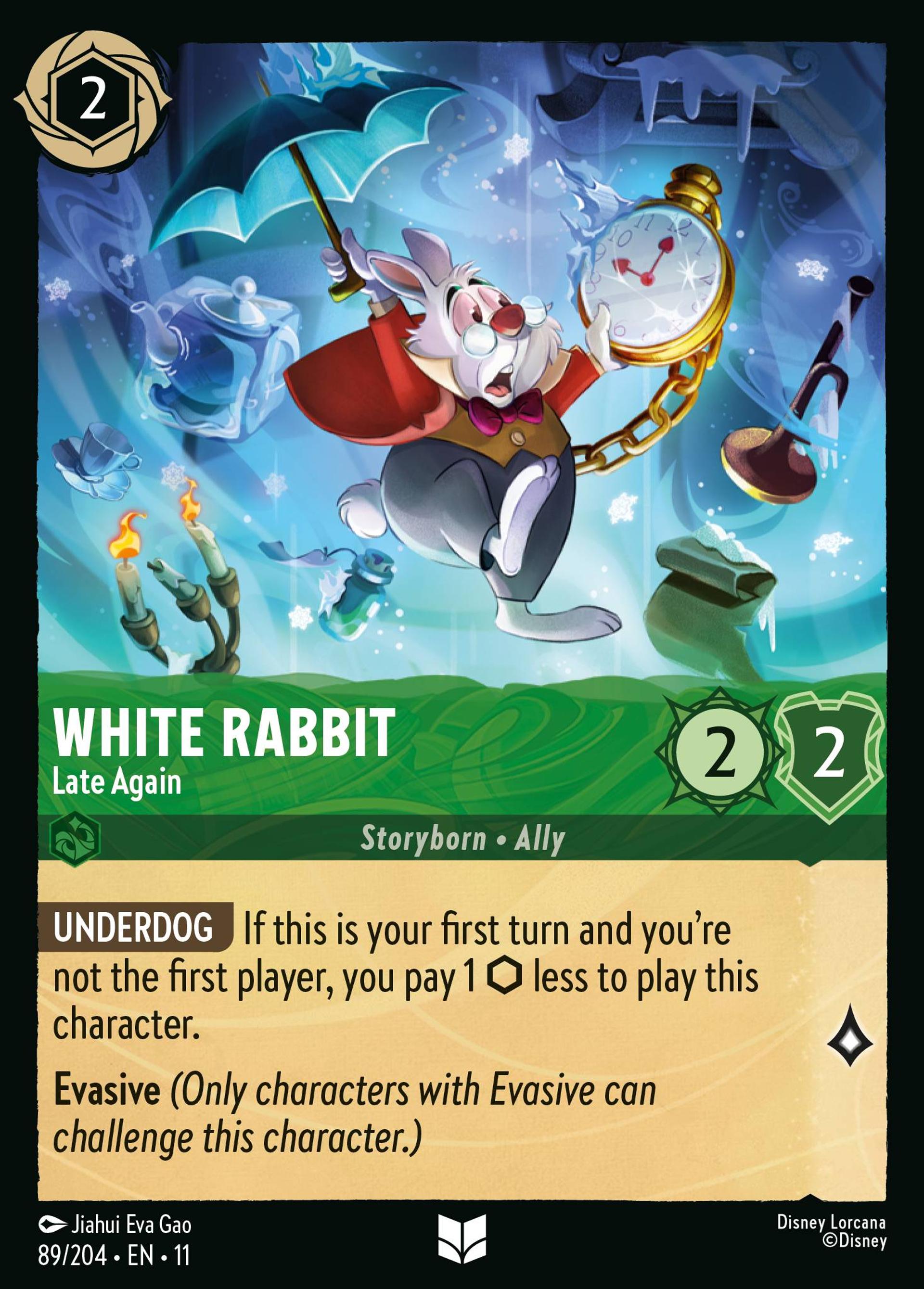 Le lapin blanc - Encore en retard — Winterspell — Lorcana
