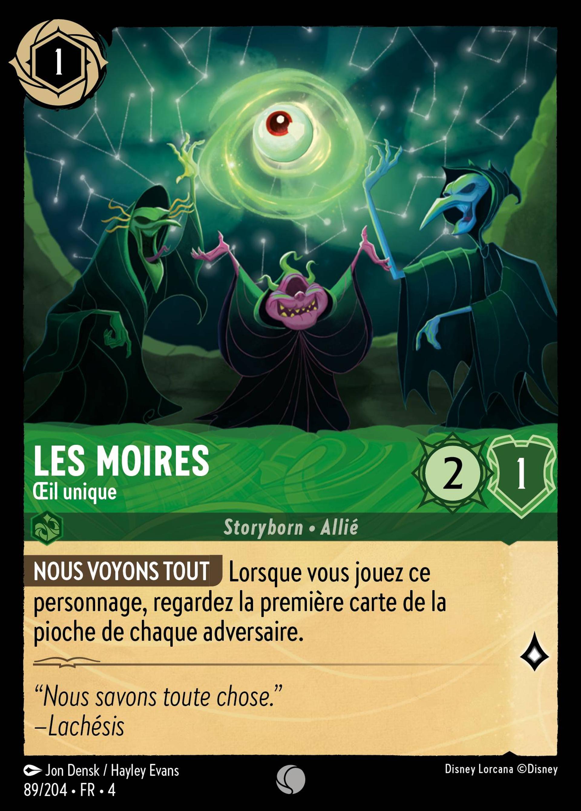 Les Moires - Œil unique — Ursula's Return — Lorcana