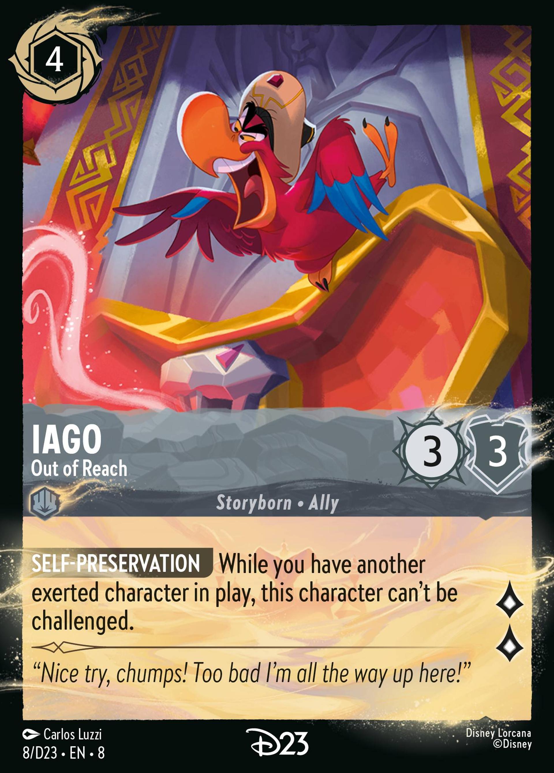 Iago - Out of Reach — D23 Expo 2024 Collector's Set — Lorcana