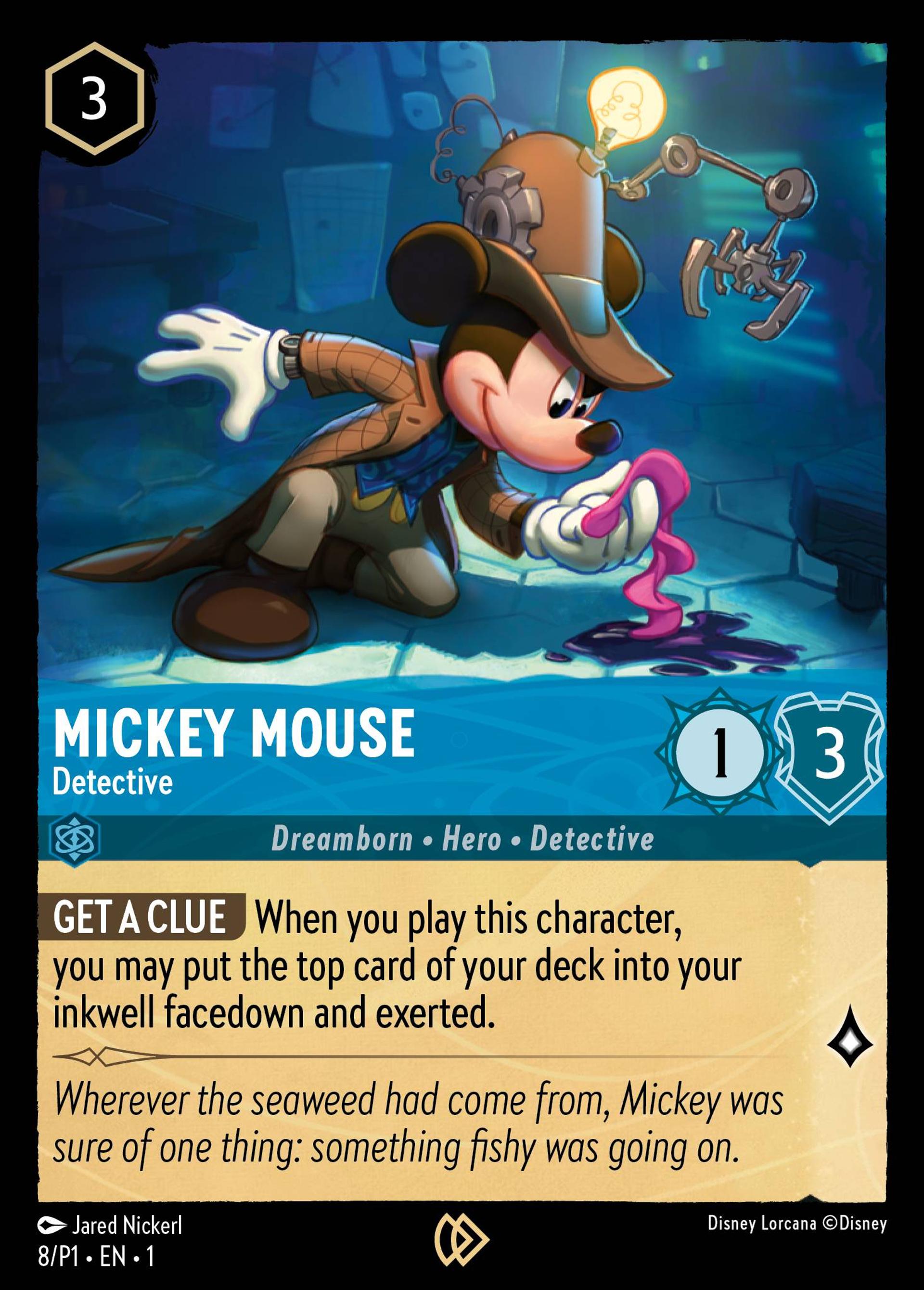 Mickey Mouse - Détective — Promos - Year 1 — Lorcana