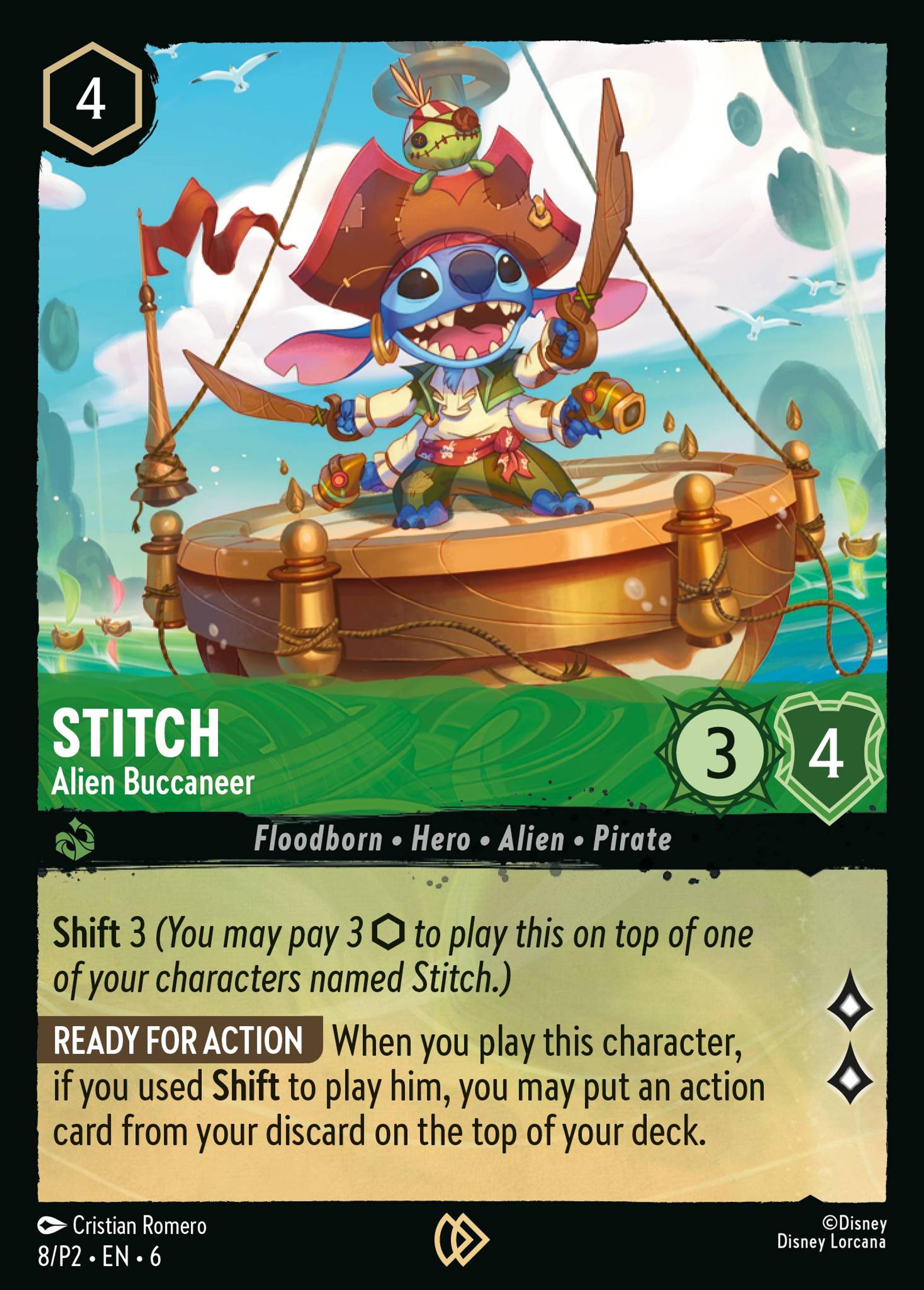 Stitch - Alien Buccaneer — Promos - Year 2 — Lorcana